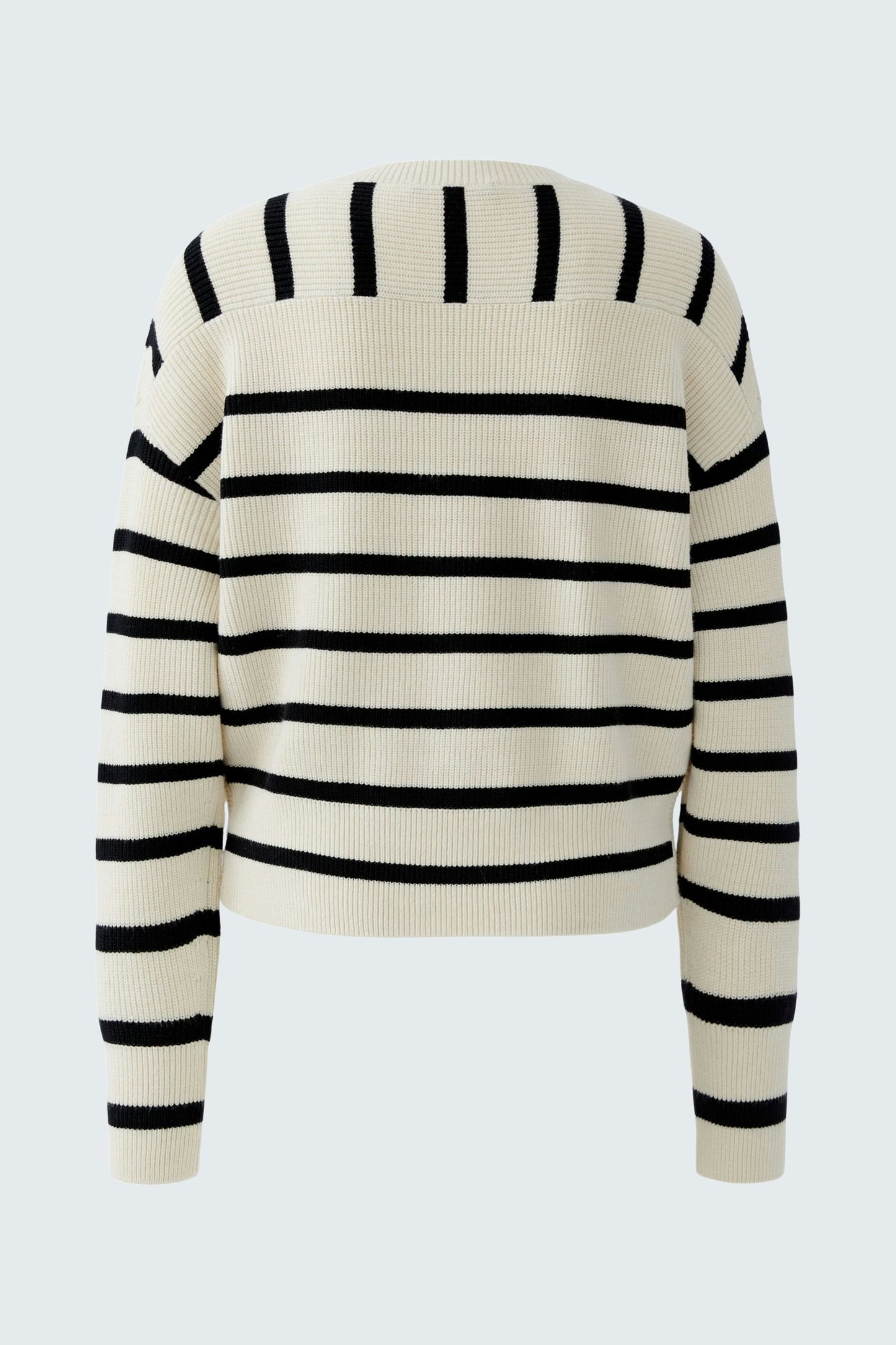 Striped Pullover - White/Black