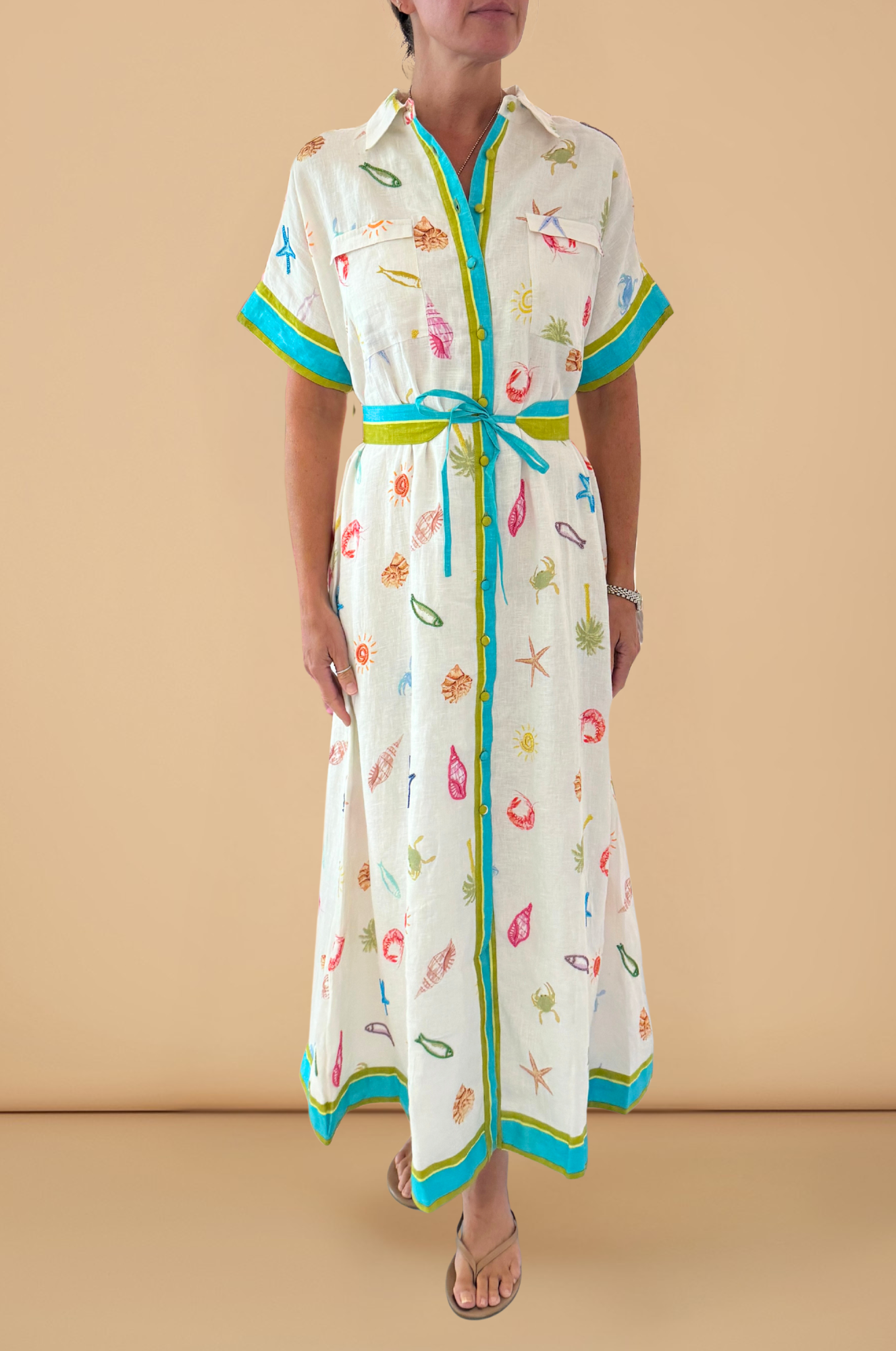 Daphne Dress - Oceano