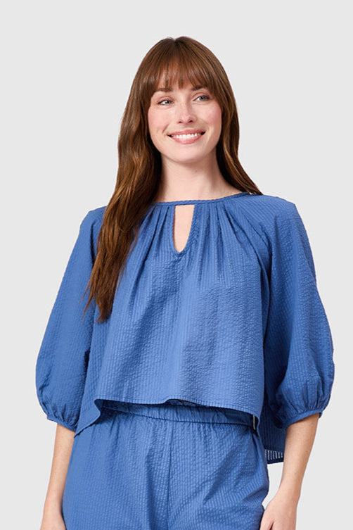 Travel Top - Colony Blue