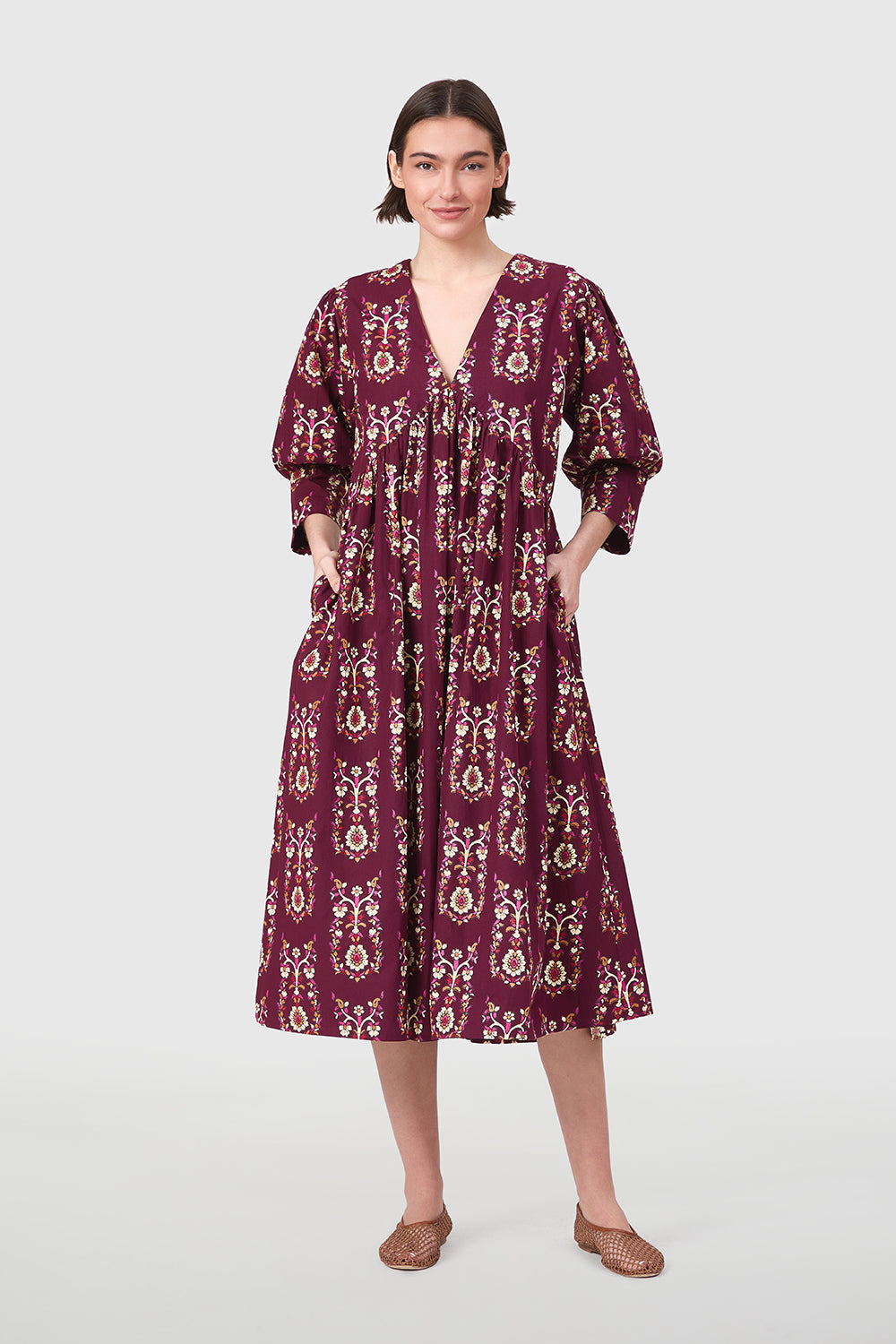 Ingrid Dress - Bramble Motifs