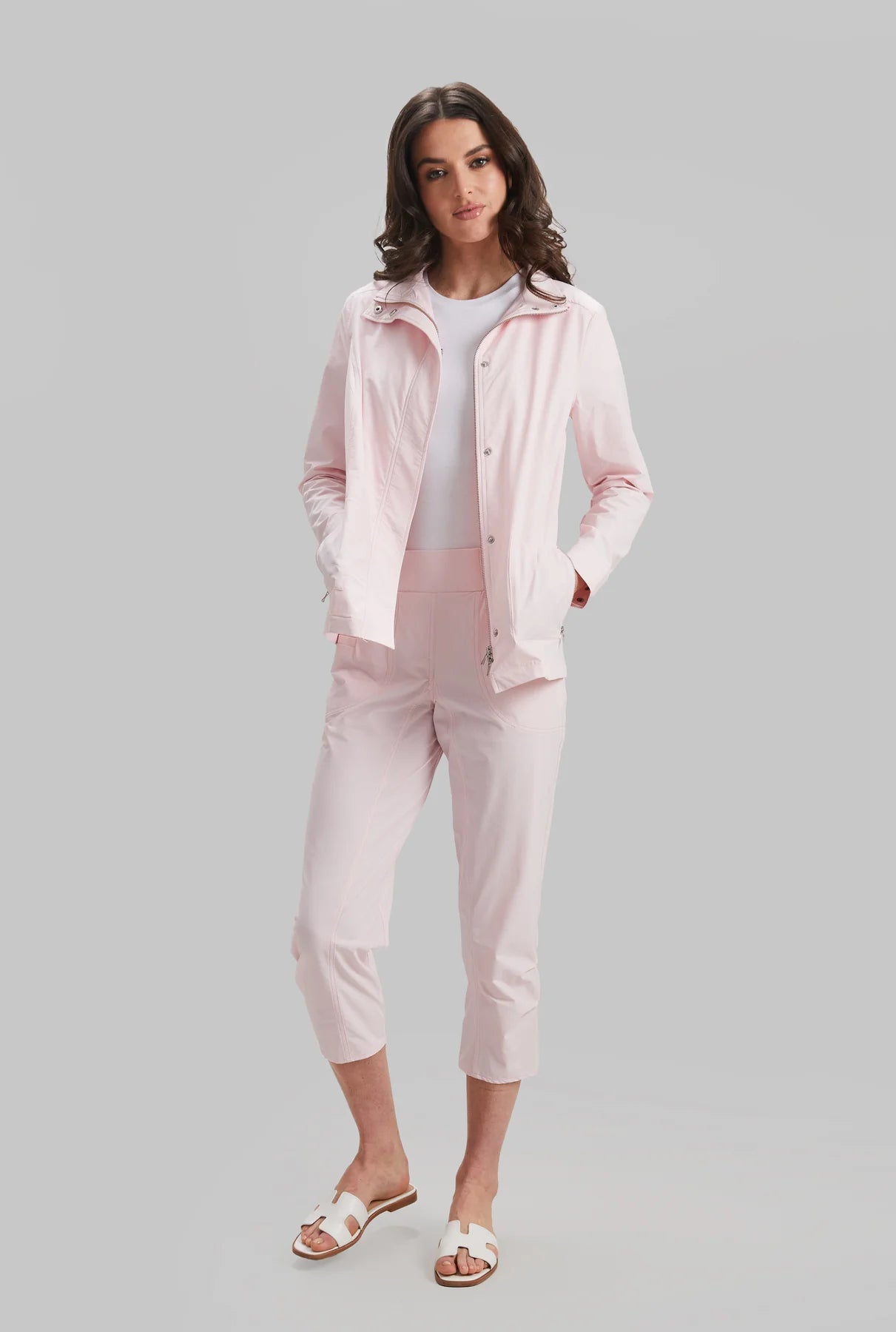 Brody Zip Pocket Jacket - Pink