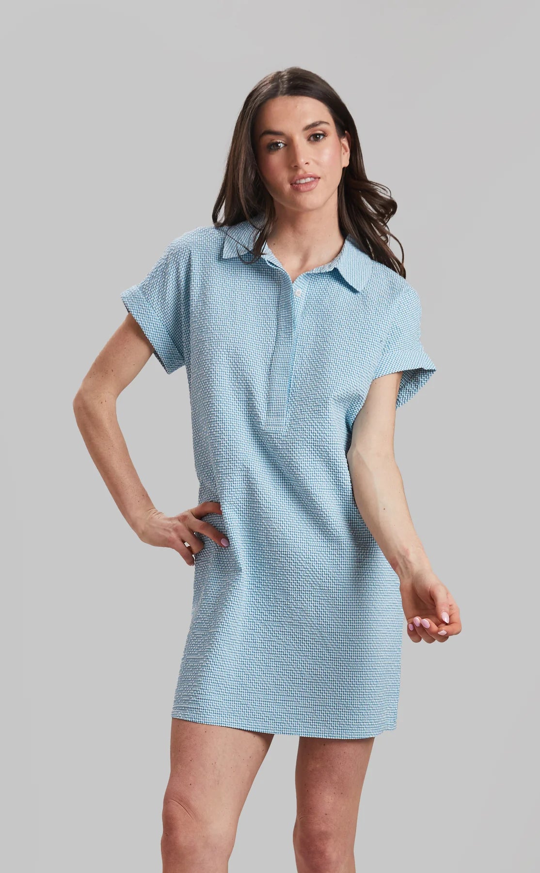 The Kyle Dress - Turquoise