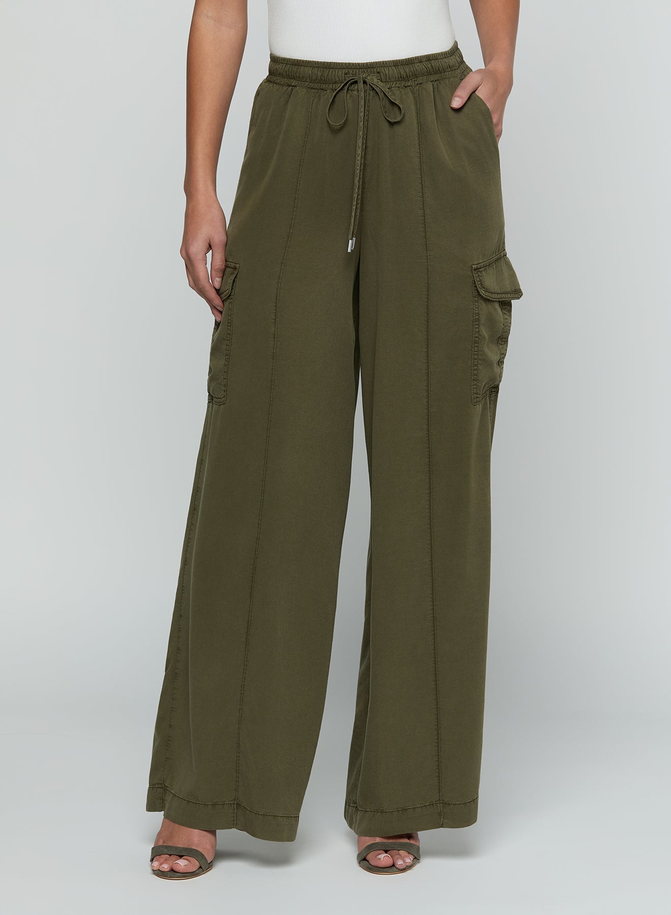 Chandler Drawstring Cargo - Kalamata