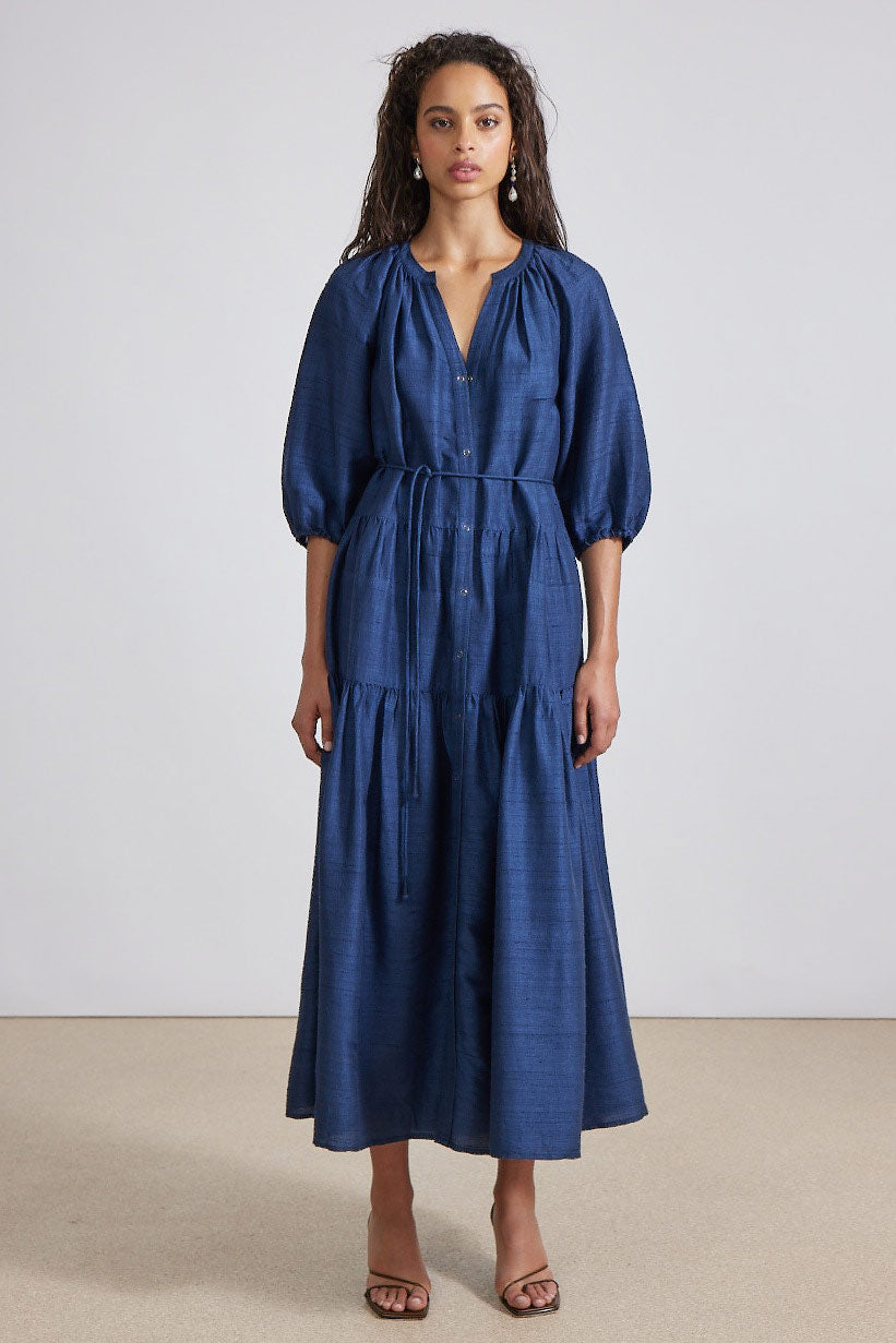 Mittie Maxie Dress - Navy