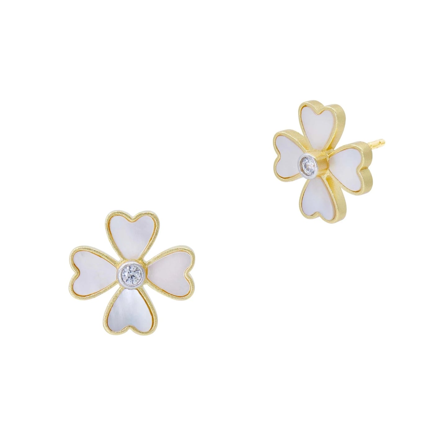City Blooms Mother of Pearl Stud Earrings