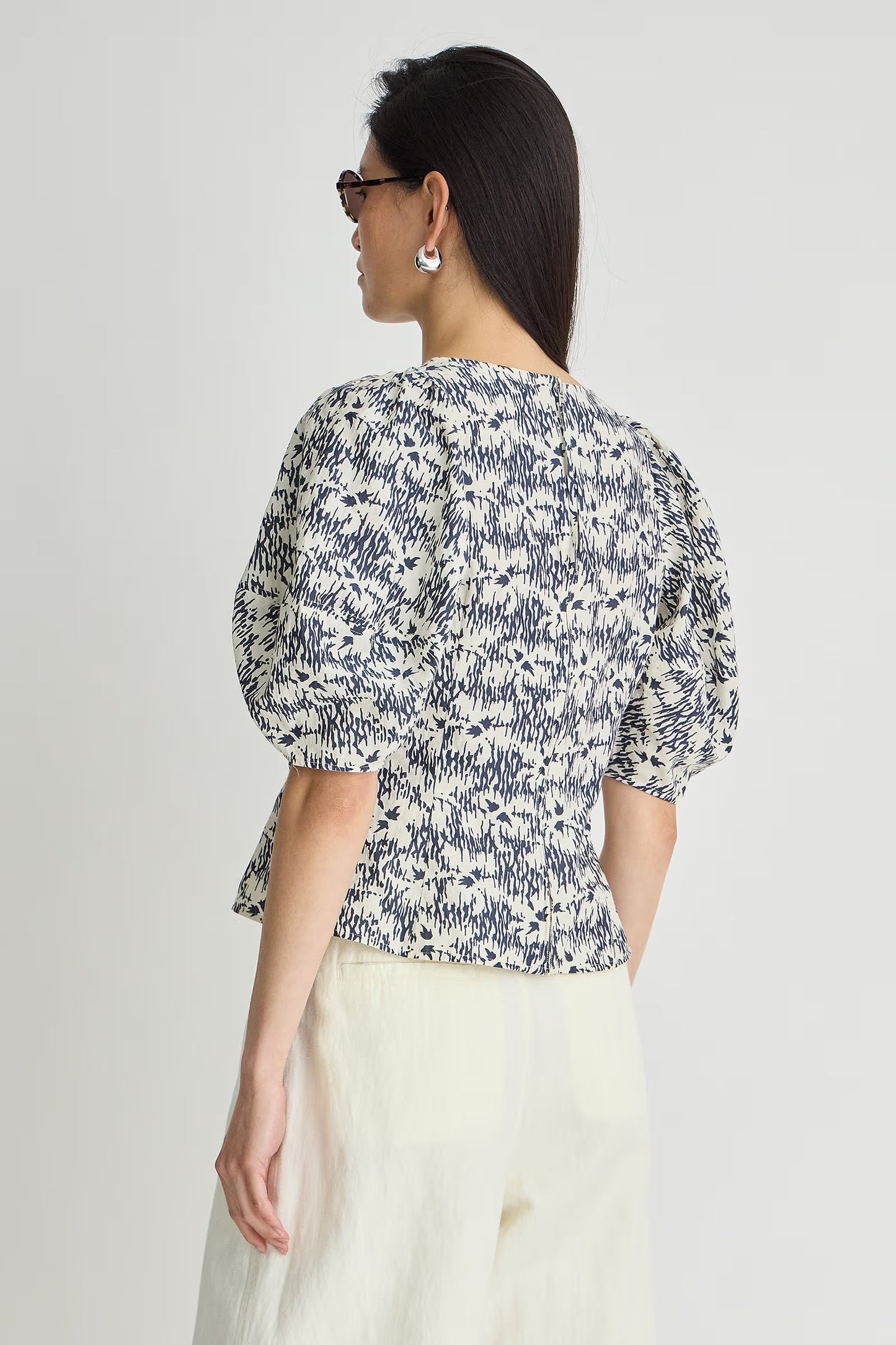 Sculpted Bina Top - Tropical Midnight