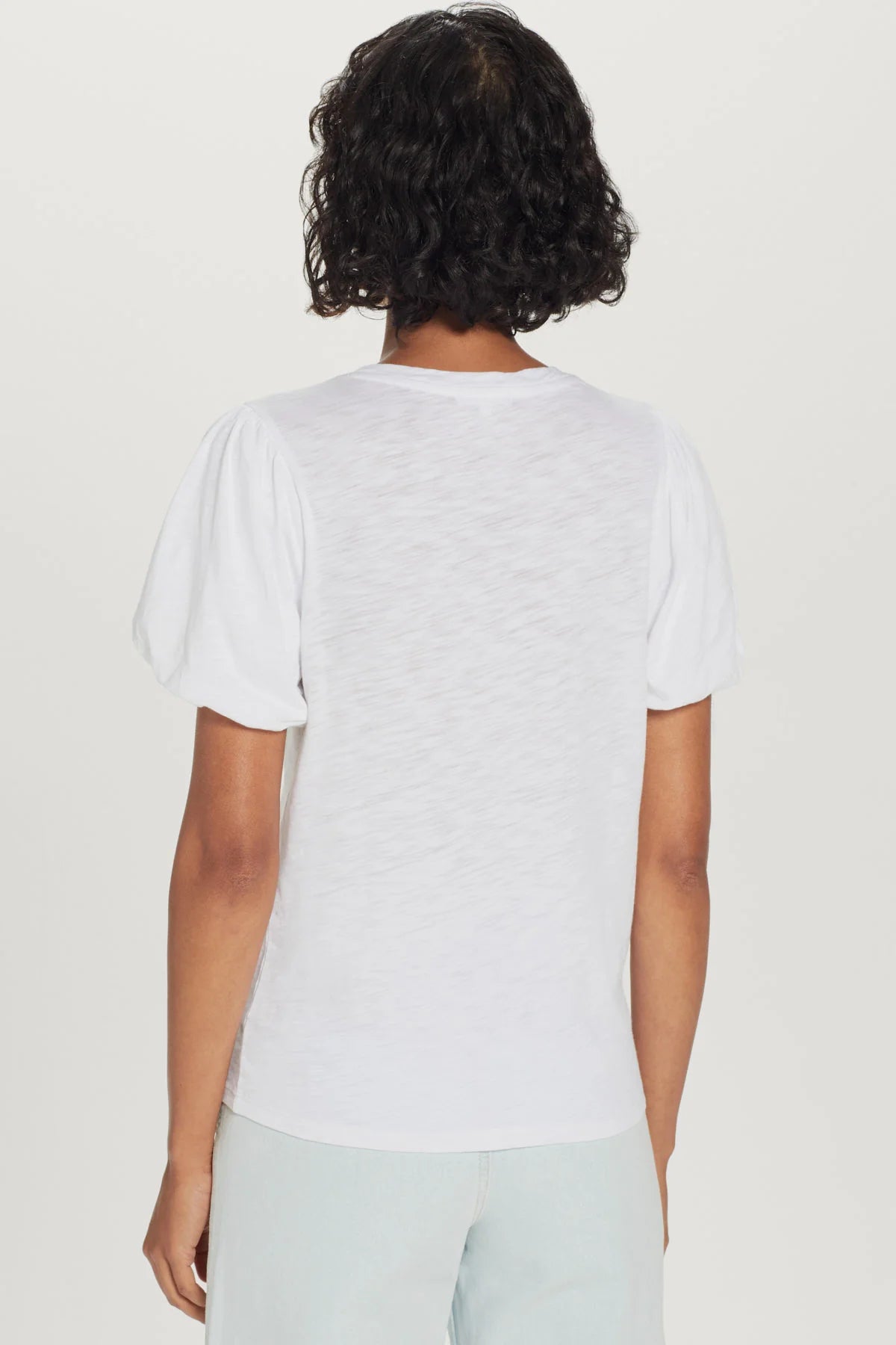 Princess Sleeve Tee - White