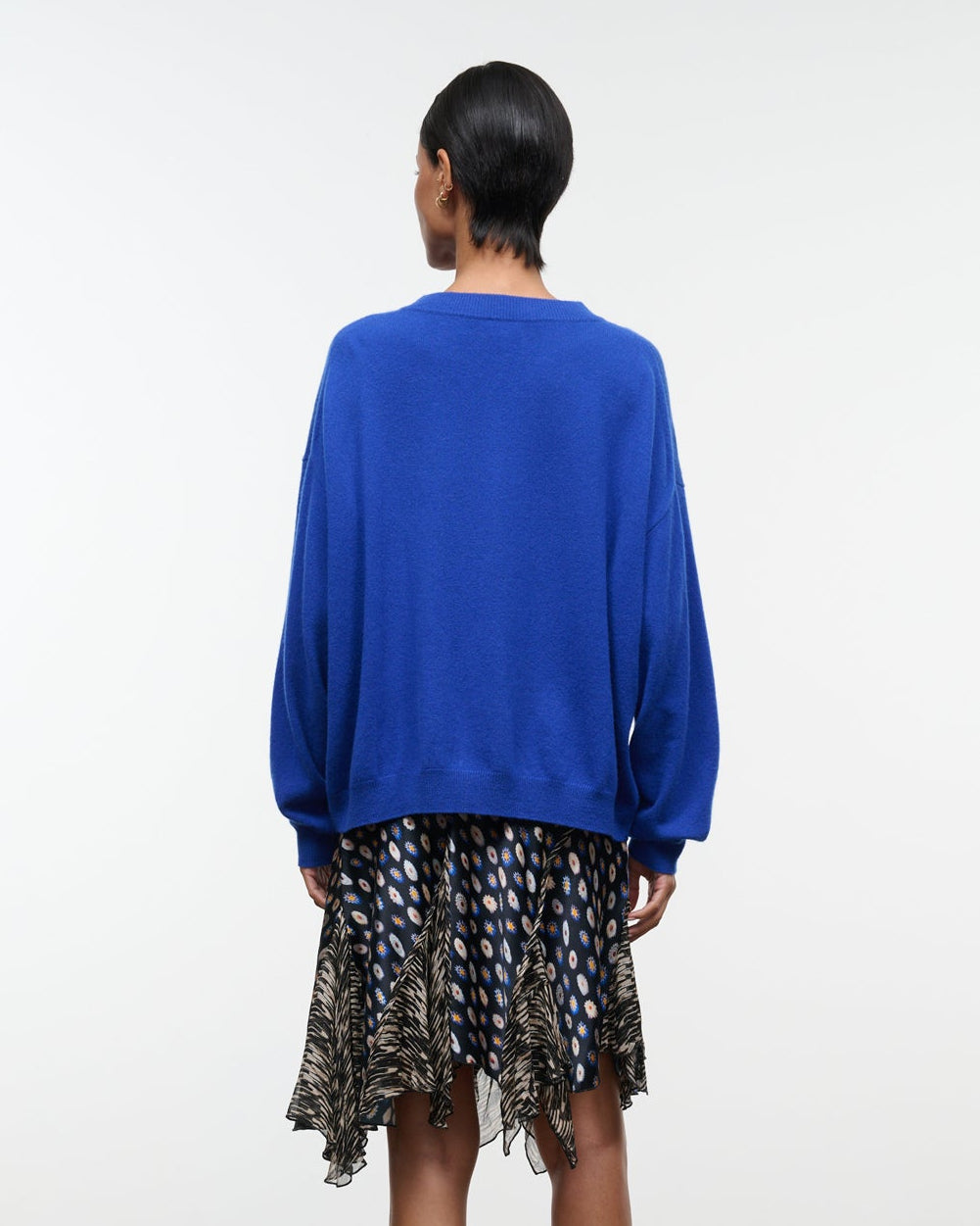 Spencer Cashmere Sweater - Cobalt
