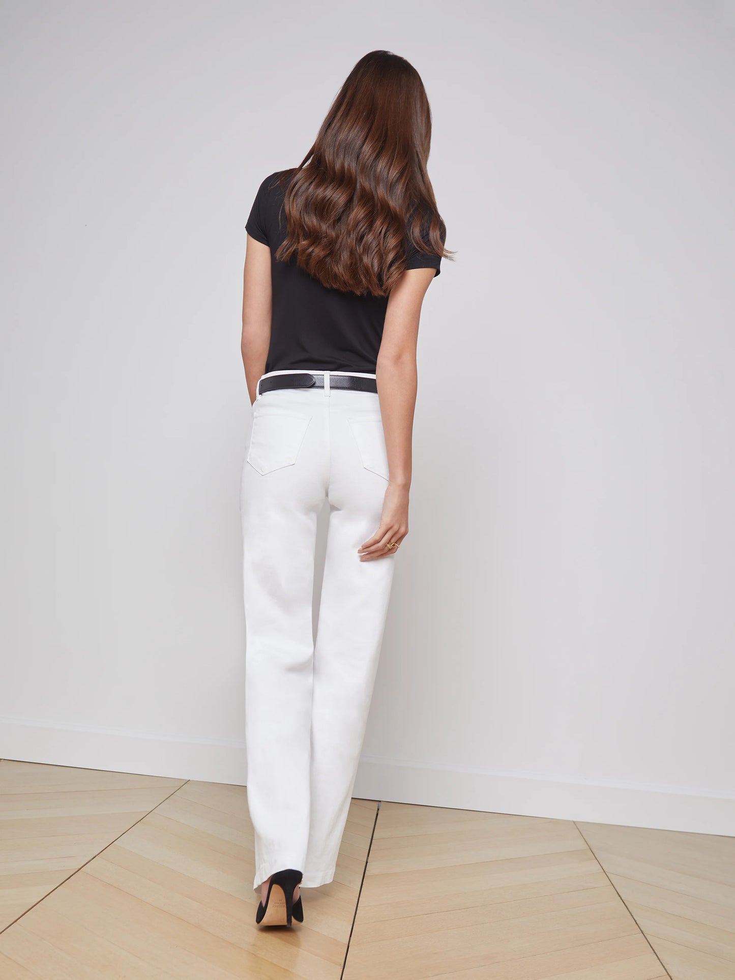 Clayton Wide Leg Jean - Blanc