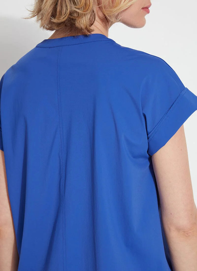 Alessia Pullover Top - Cobalt Blue