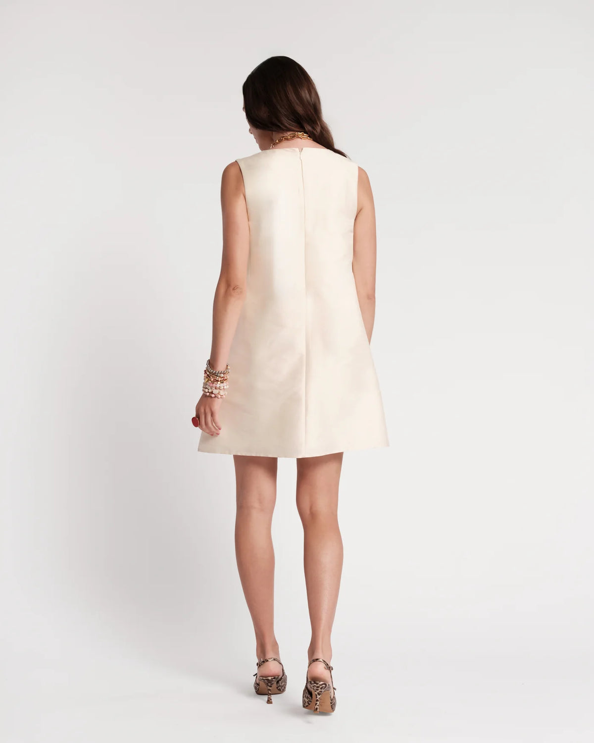Alice Shift Dress - Poppy Oyster