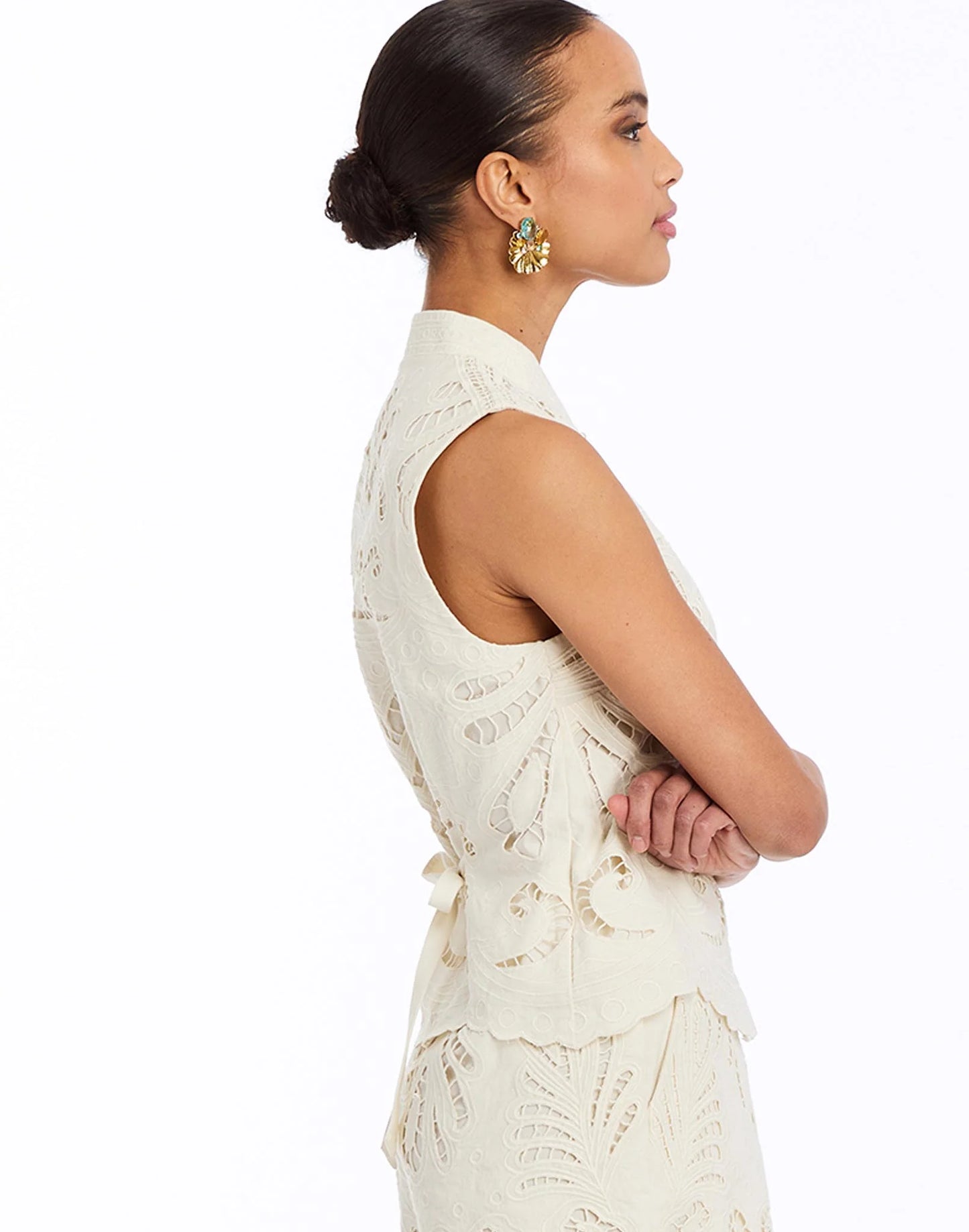 Bora Bora Lace Top - Ivory