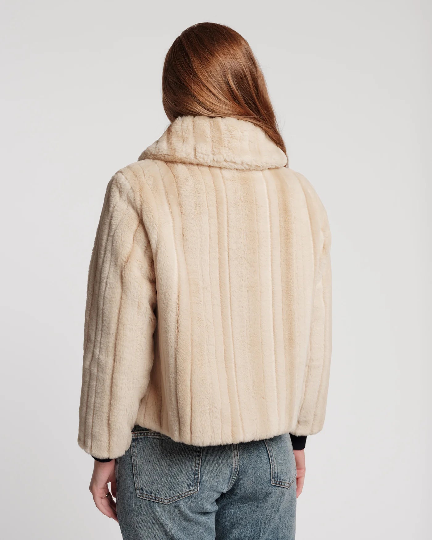 Babe Faux Fur Jacket - Natural