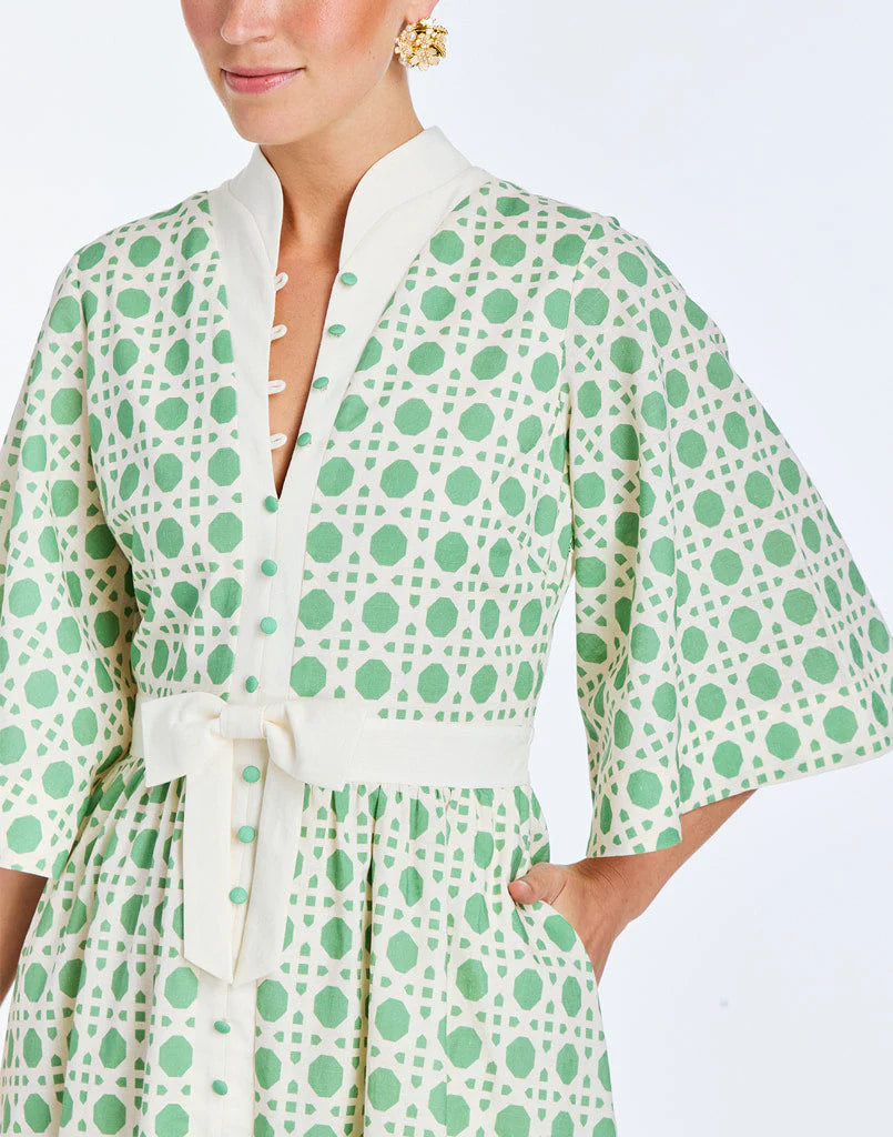 Carmen Midi Dress - Solihiya Green