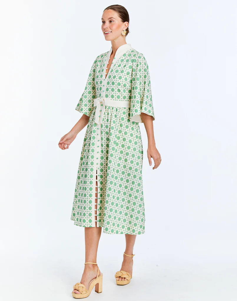 Carmen Midi Dress - Solihiya Green