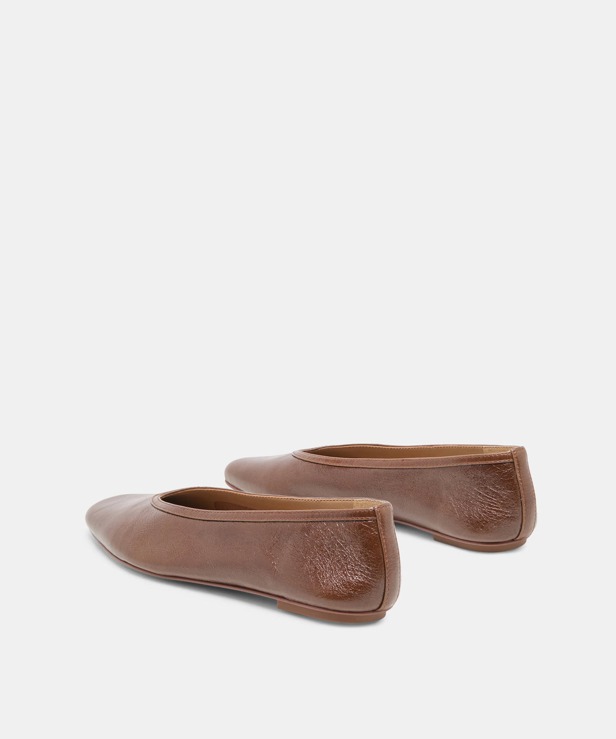 Caret Ballet Flats - Russet Leather