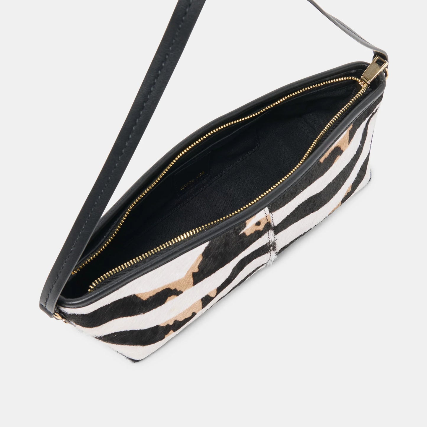 Savaii Shoulder Bag - Zebra Calf Hair