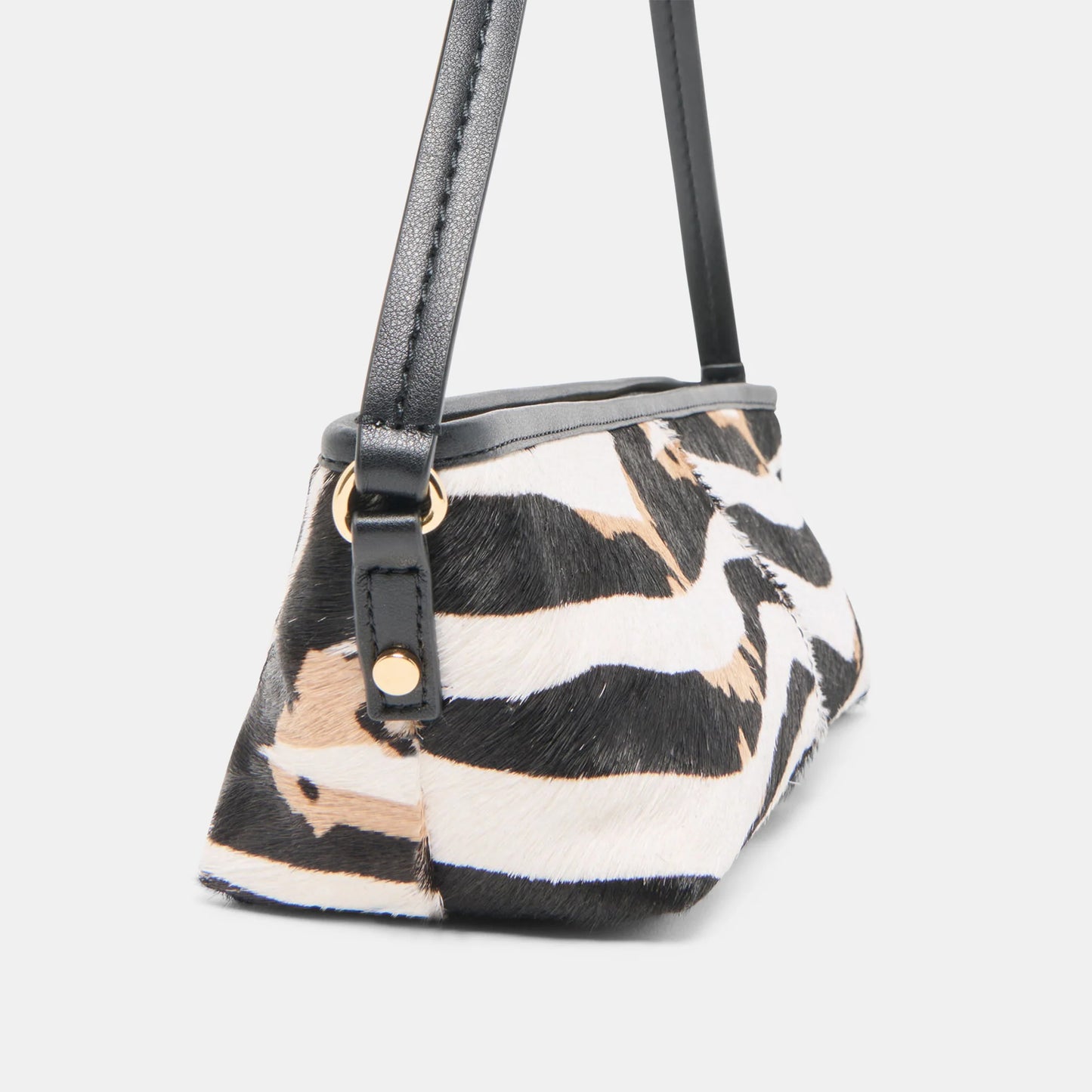 Savaii Shoulder Bag - Zebra Calf Hair