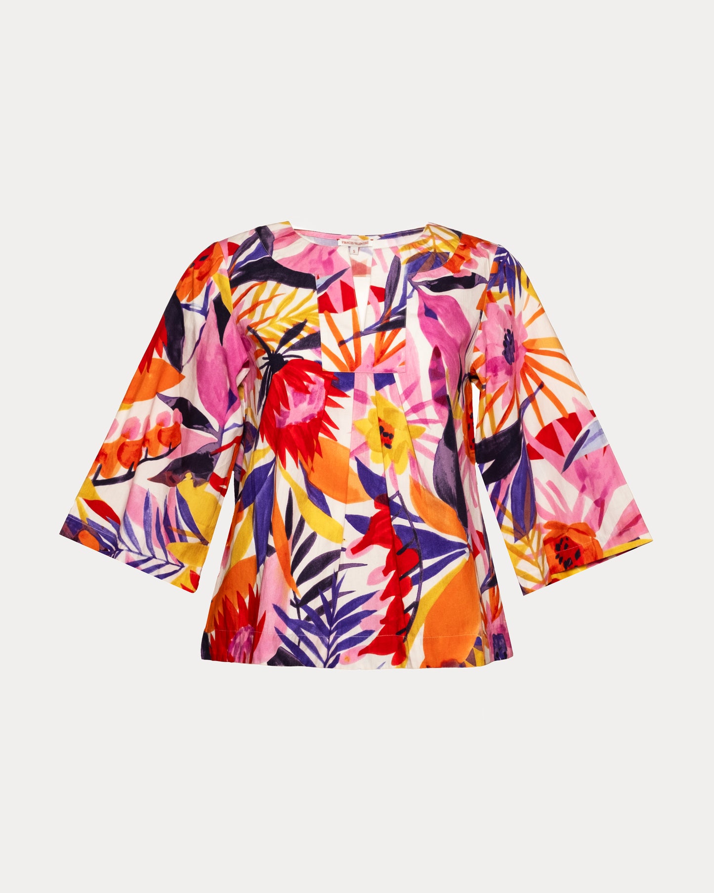 Easy Top Lanai Print Cotton Poplin Pink/Multi