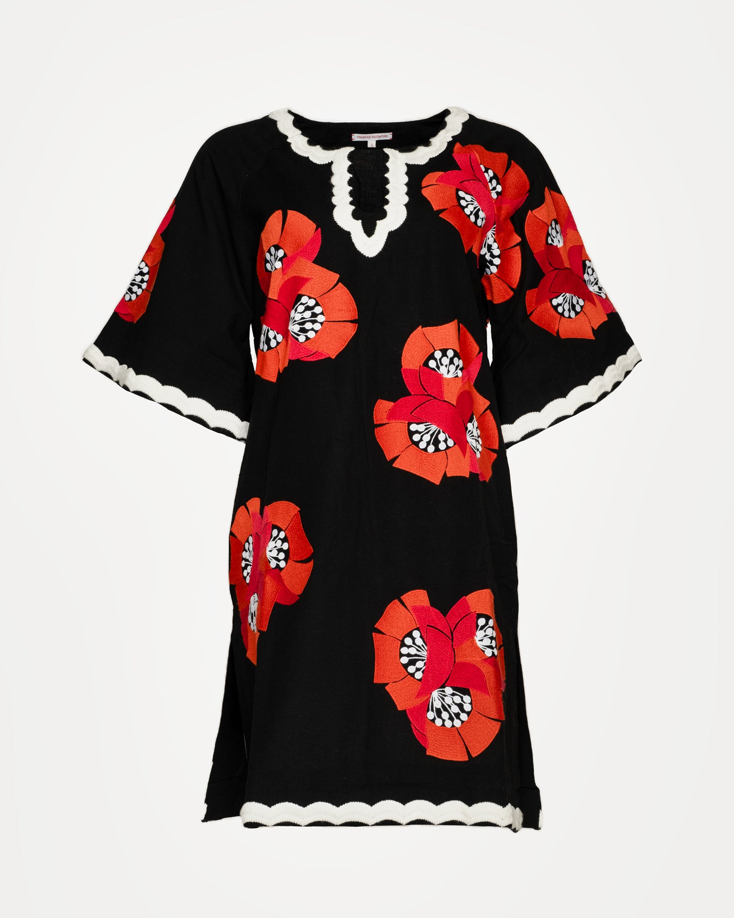 Charming Caftan Mini - Japanese Poppy