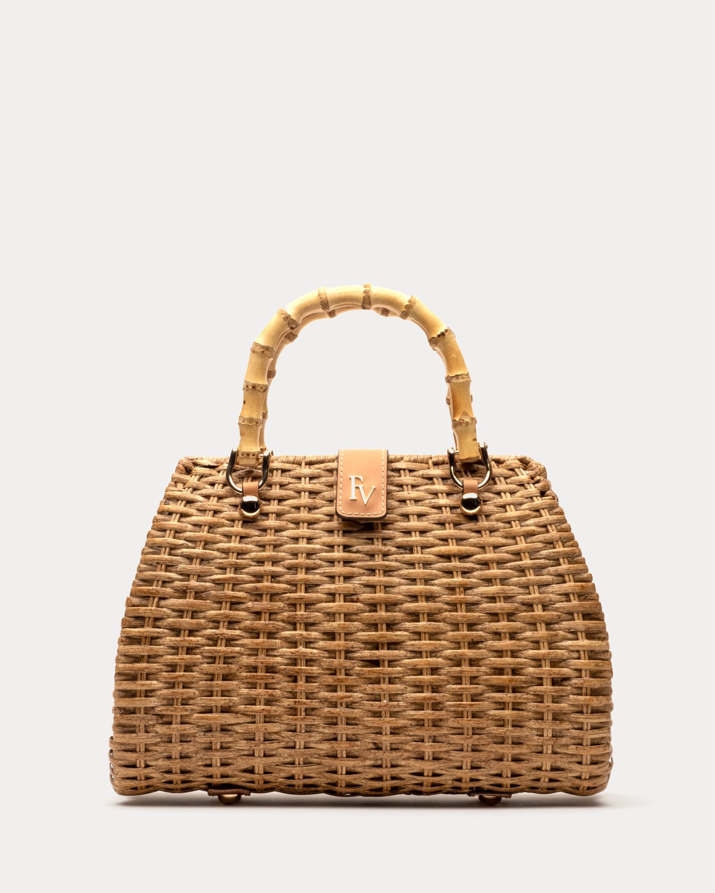 Rooster Wicker w/ Bamboo Handle - Toast