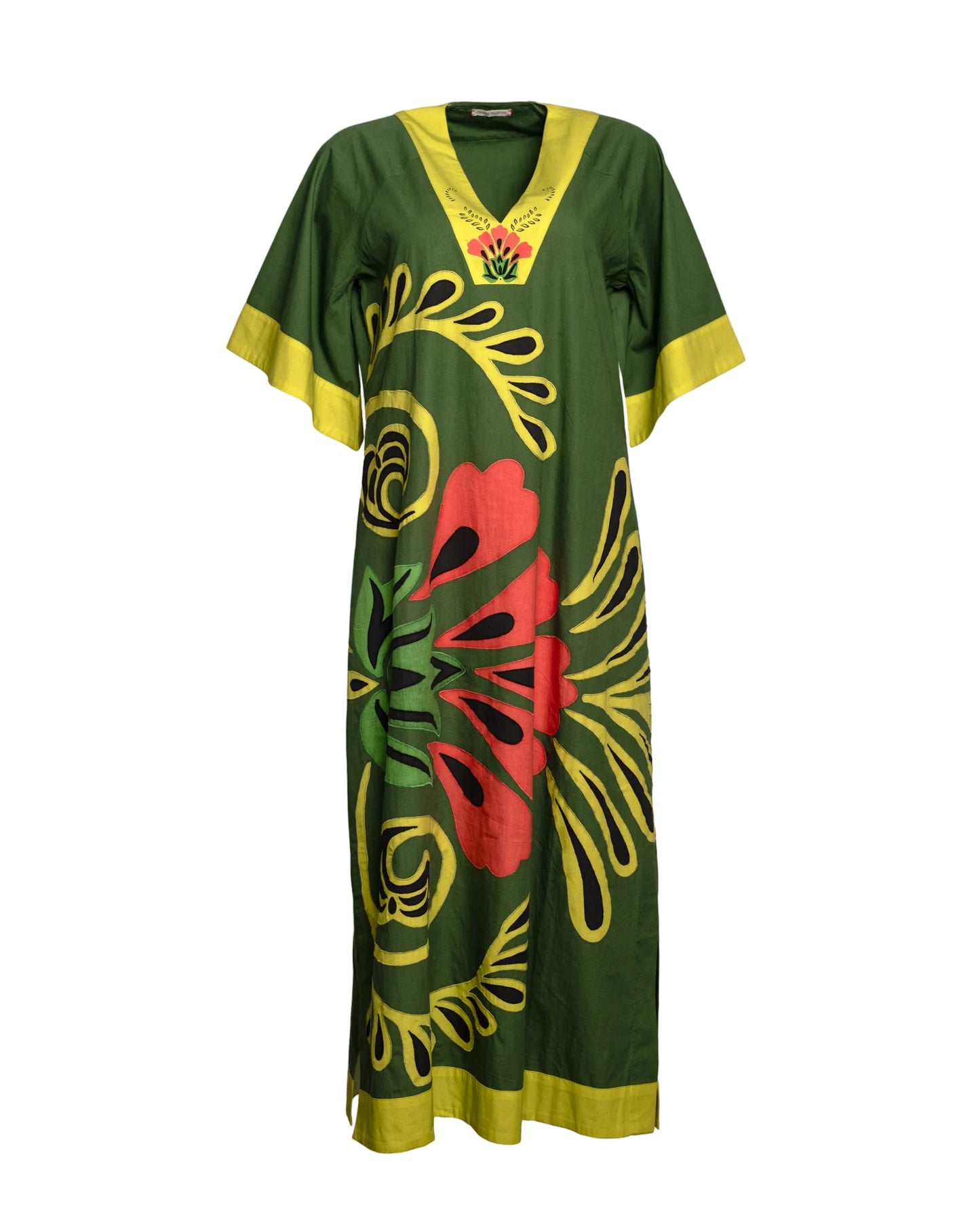 Delightful Caftan Dress - Green