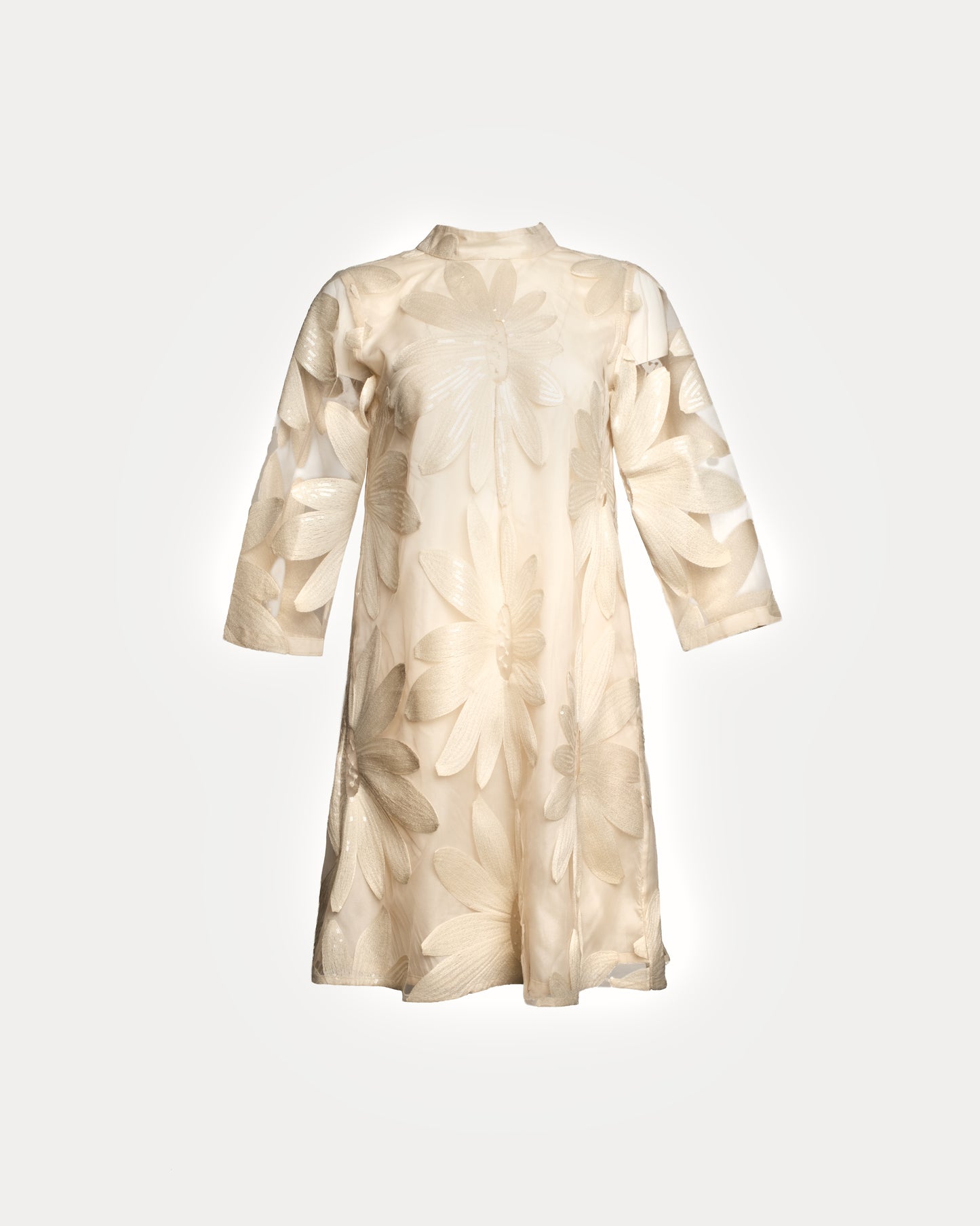 Diplomat Mini Dress - Oyster