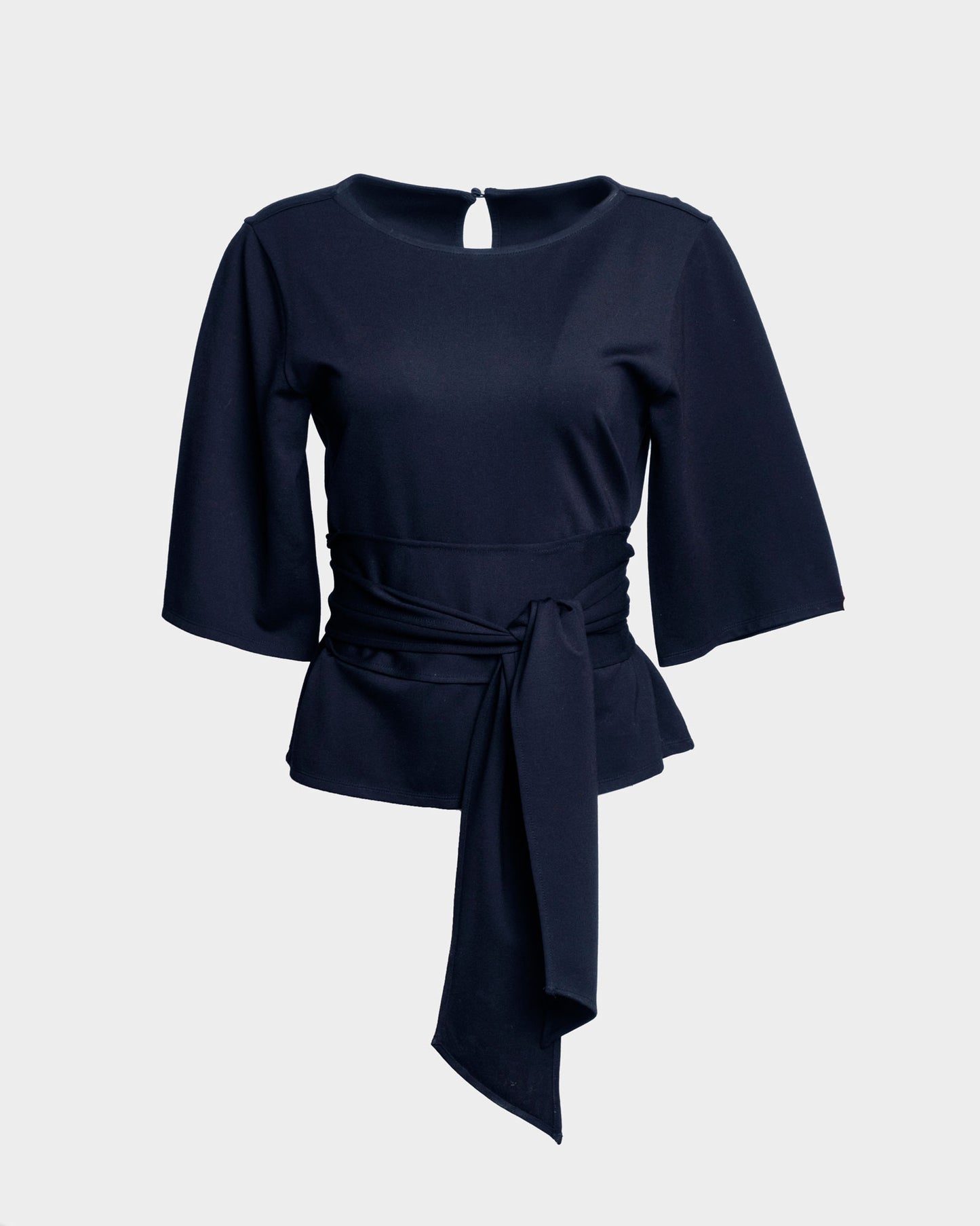 Whitney Wrap Top - Navy