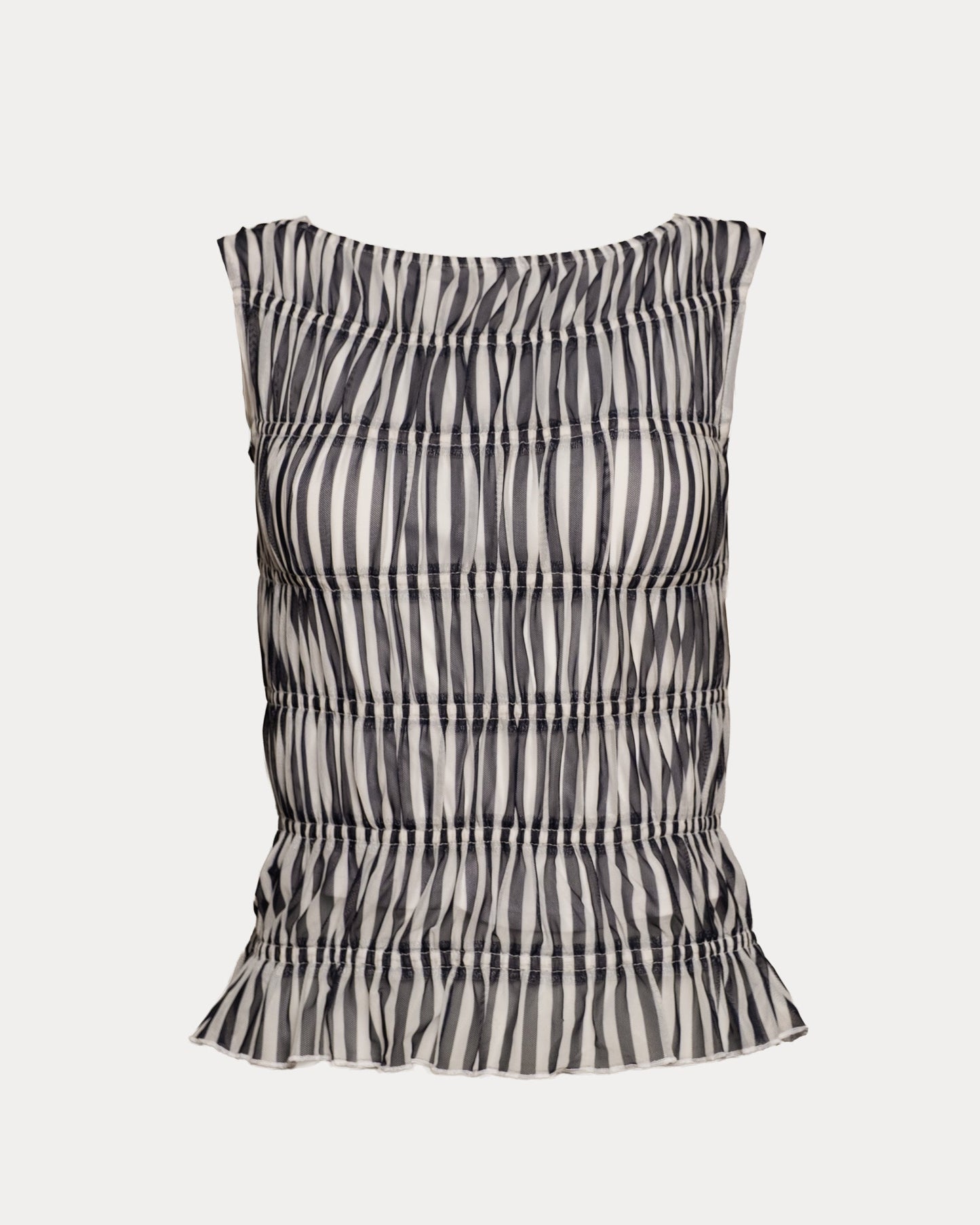 Jane Top Stripe - Navy/White