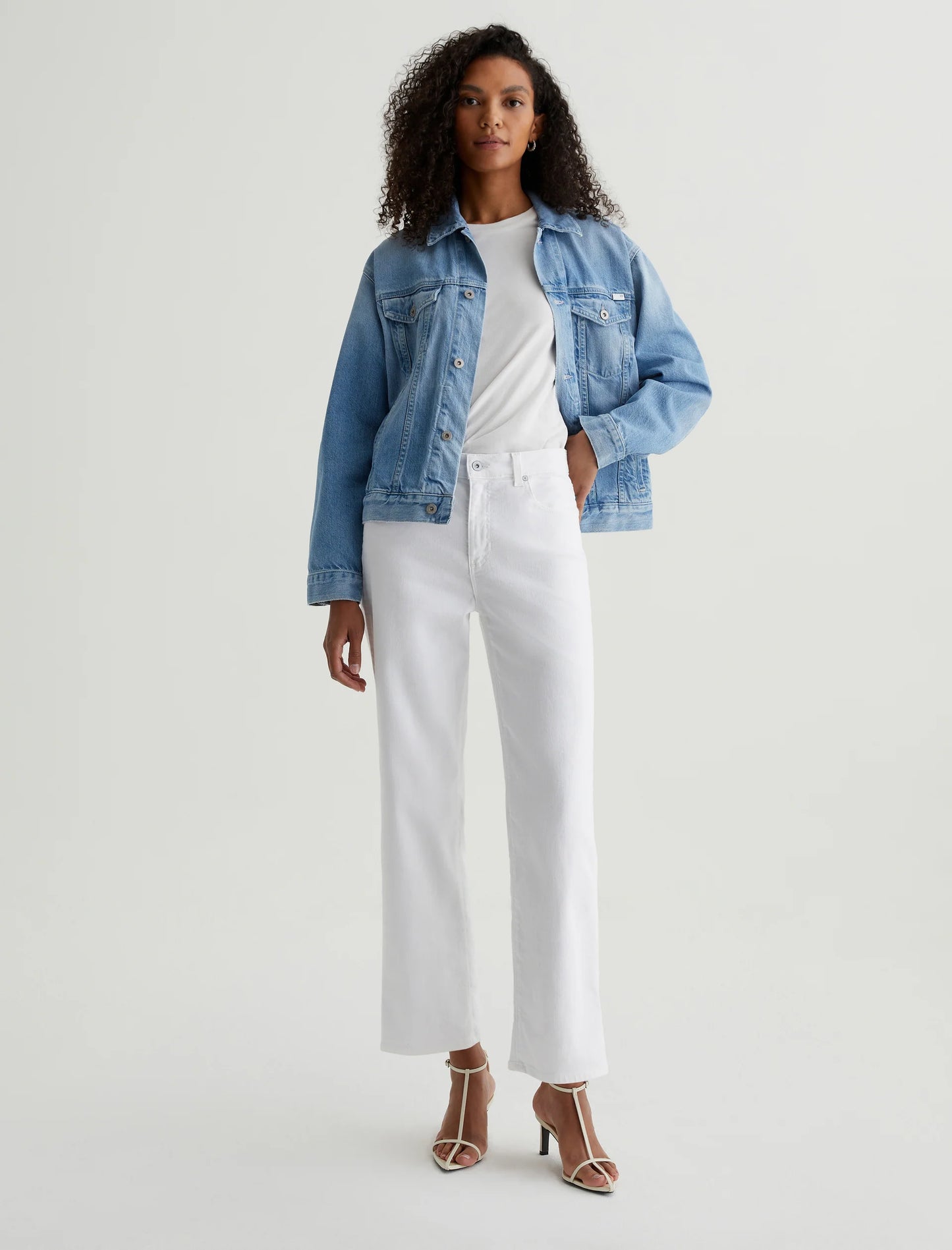 Brinley Crop - Gallery White