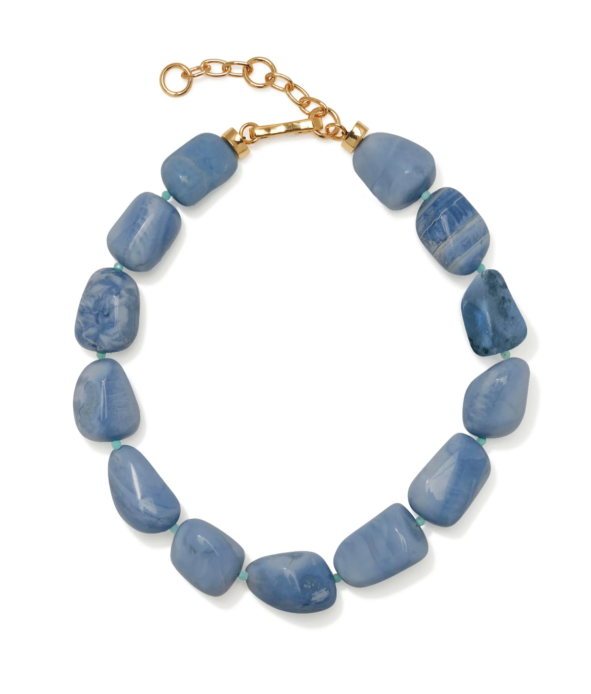 Sea and Sky Collar - Blue Opal