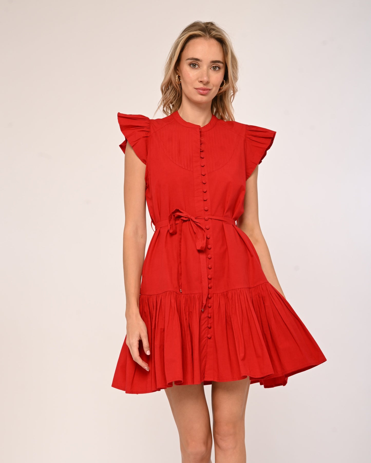 Leilani Dress - Tango Red