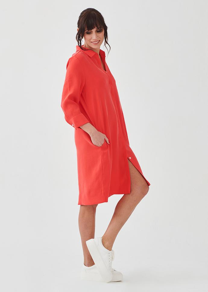 Fanny Dress - Coral