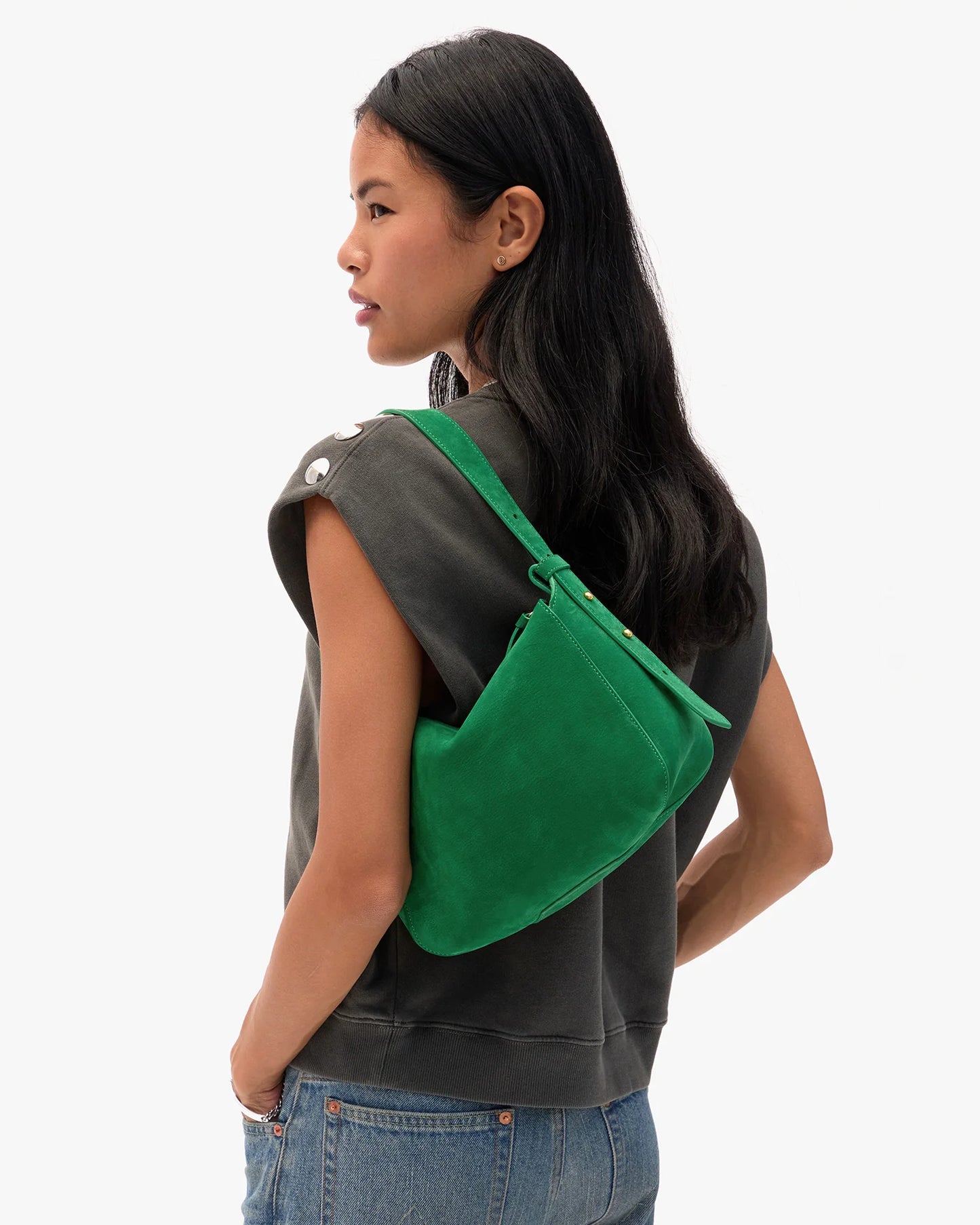 Fleurine Handbag - Deep Emerald