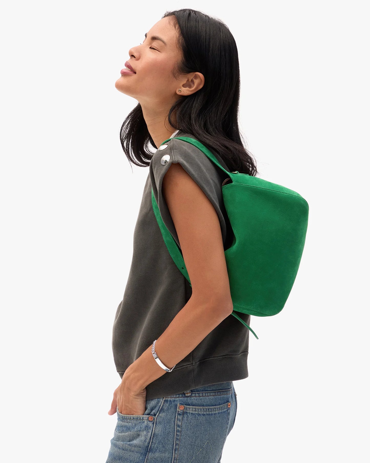 Fleurine Handbag - Deep Emerald