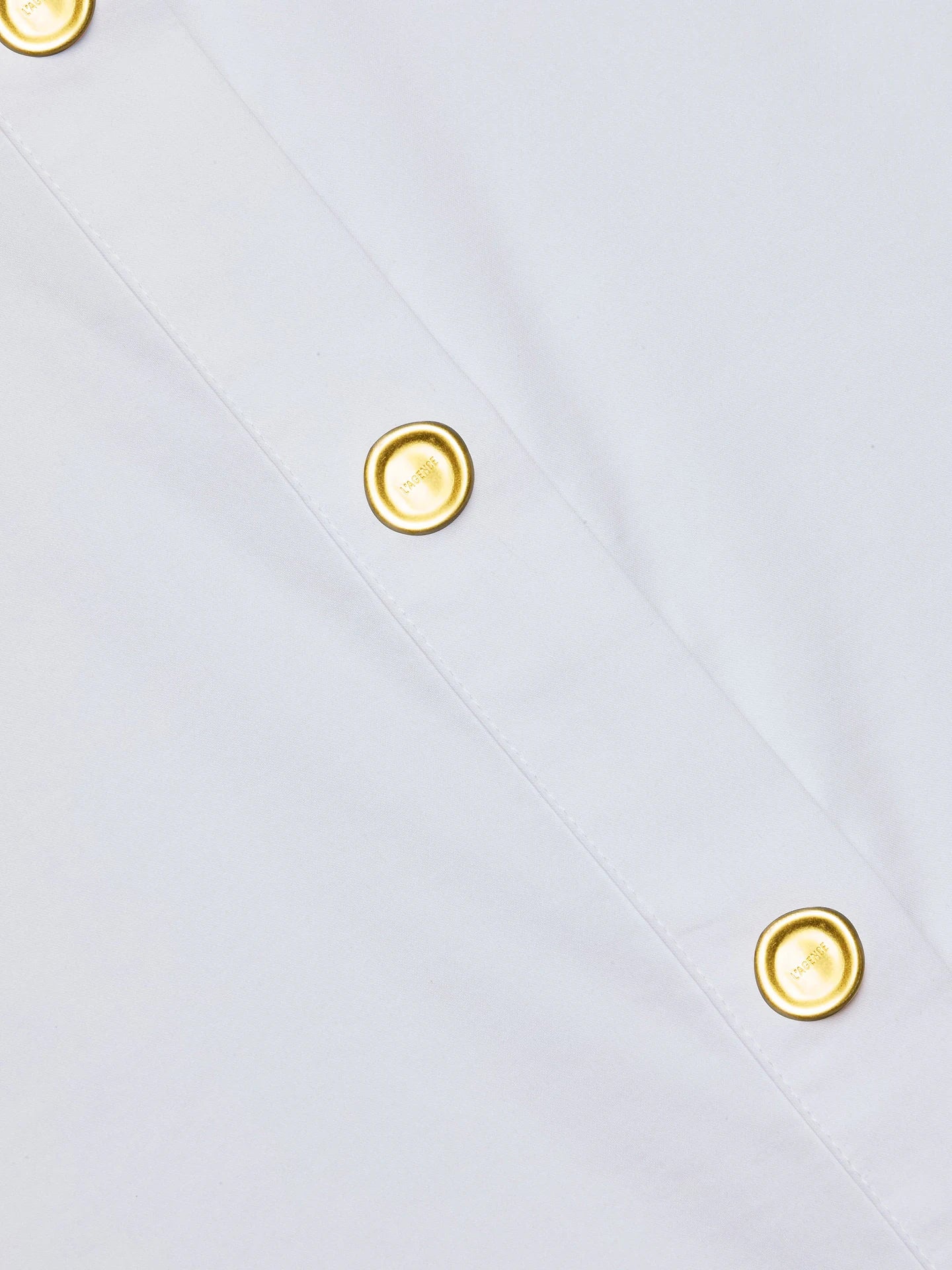 Cosette Crop High Low Shirt - White