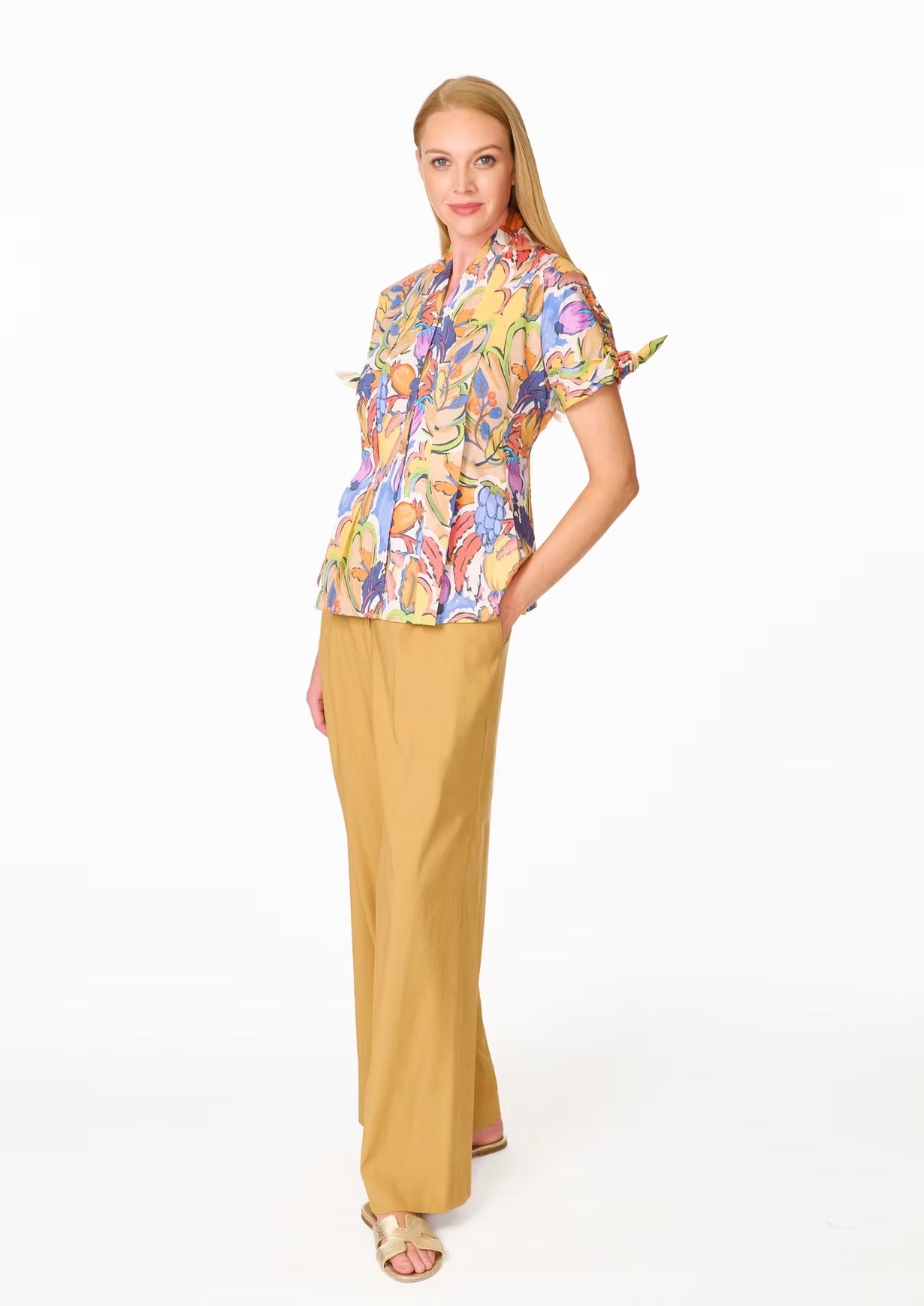 Pull On Full Leg Pant - Caramel