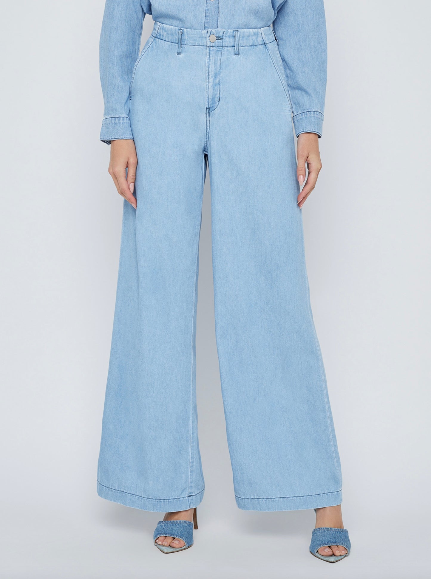 Runa H/R Wide Leg Trouser - Lozano