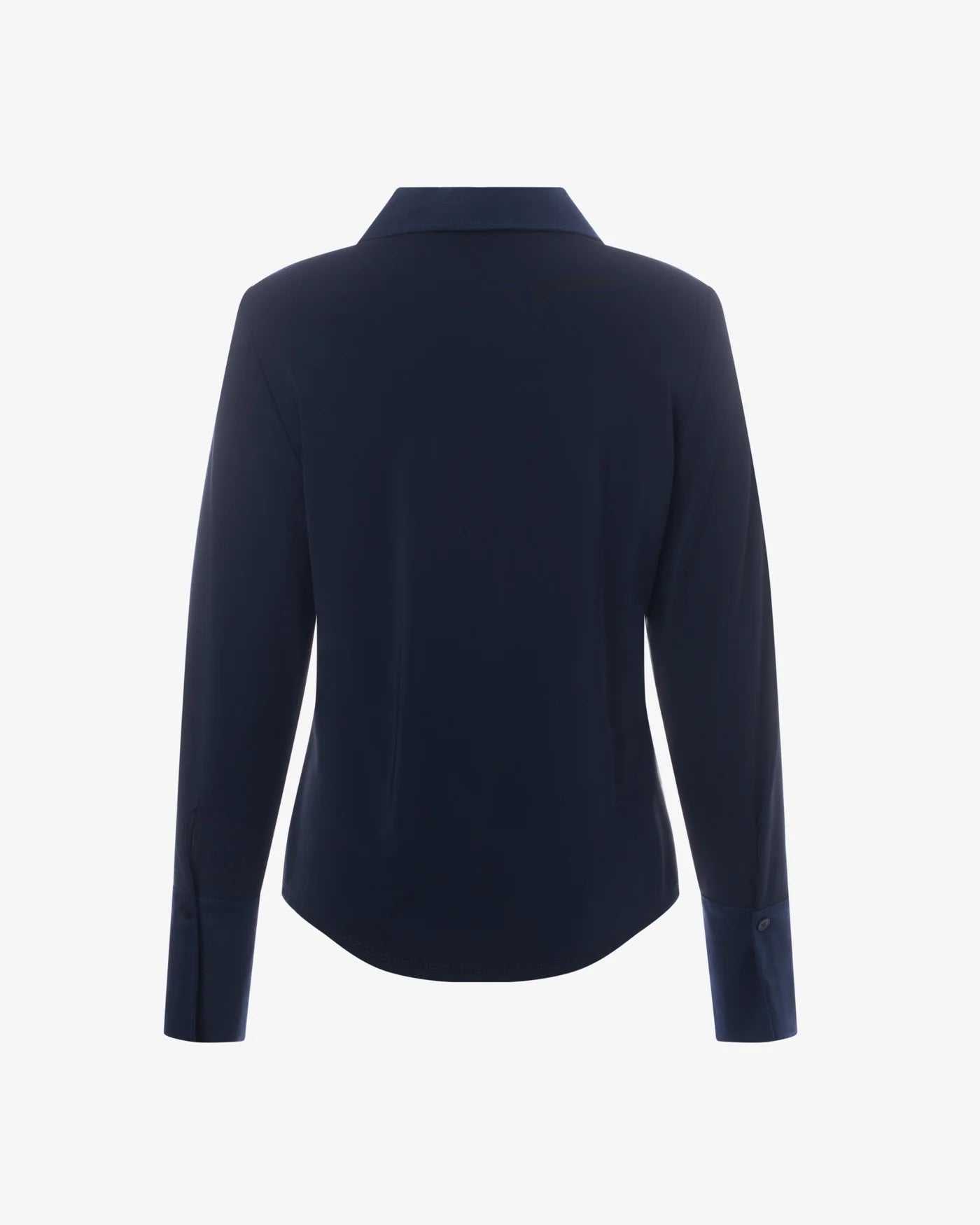 Button Up Combo Shirt - Navy