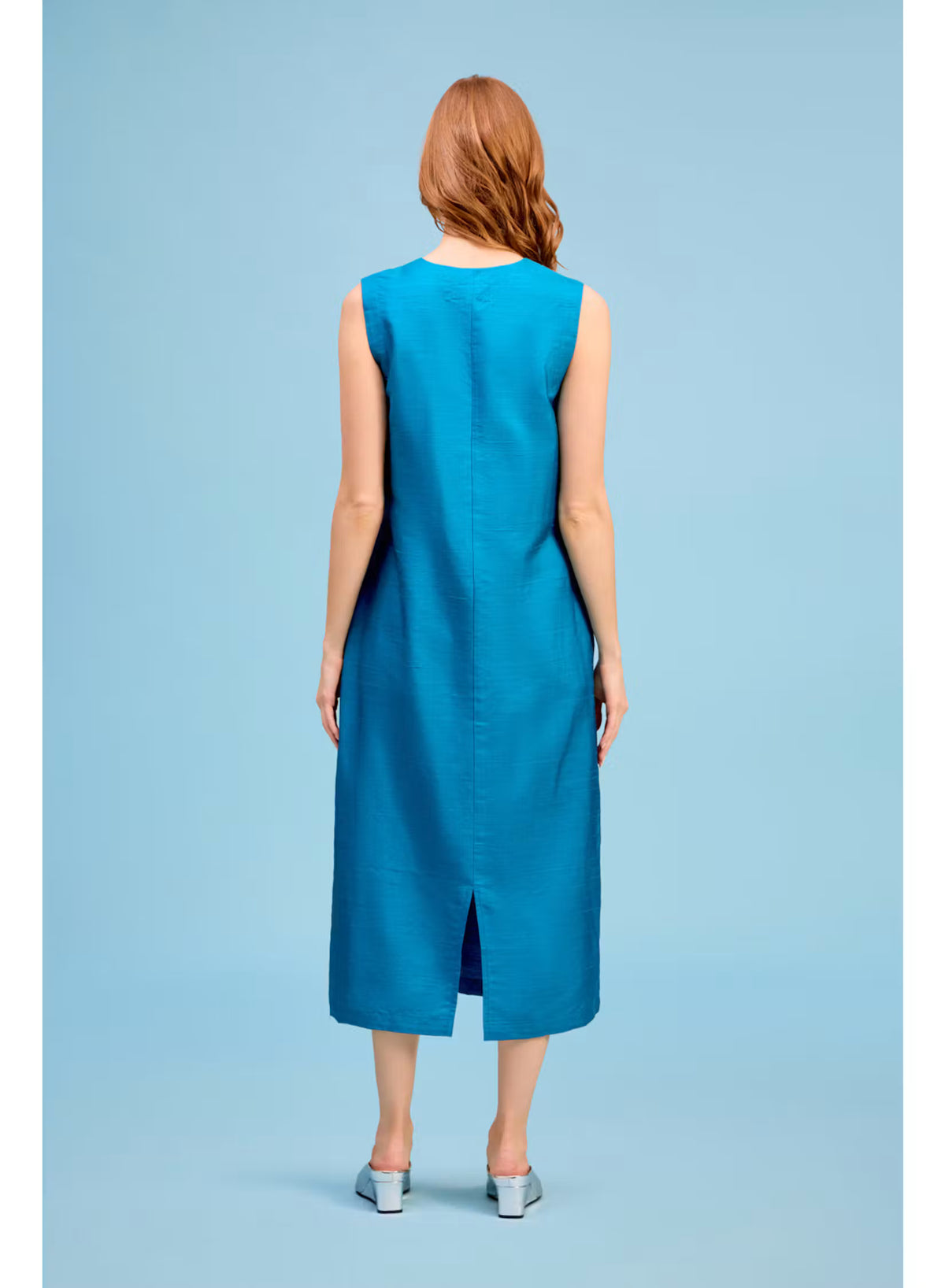 Column Dress - Teal