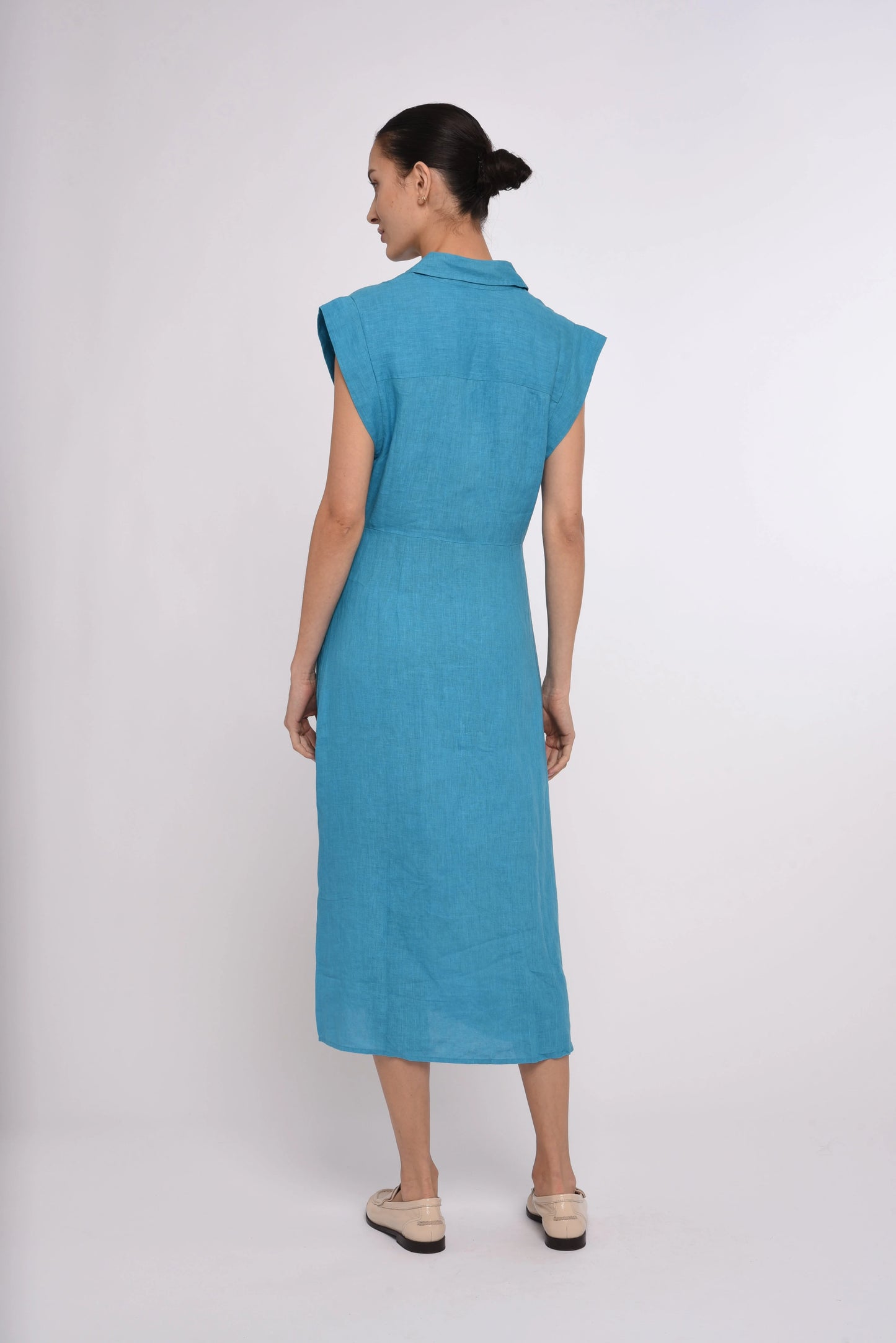 Simmons Dress - Maui Blue