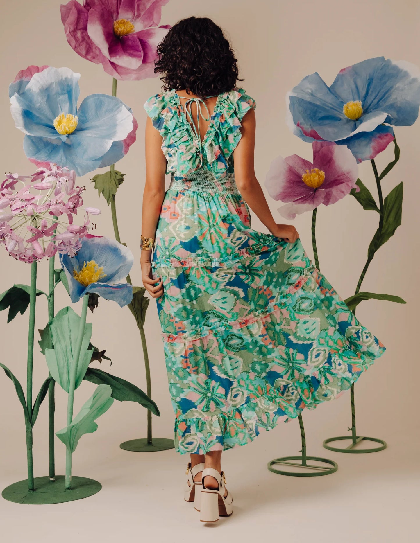 Azalea Dress - Symphonic Ikat Bermuda