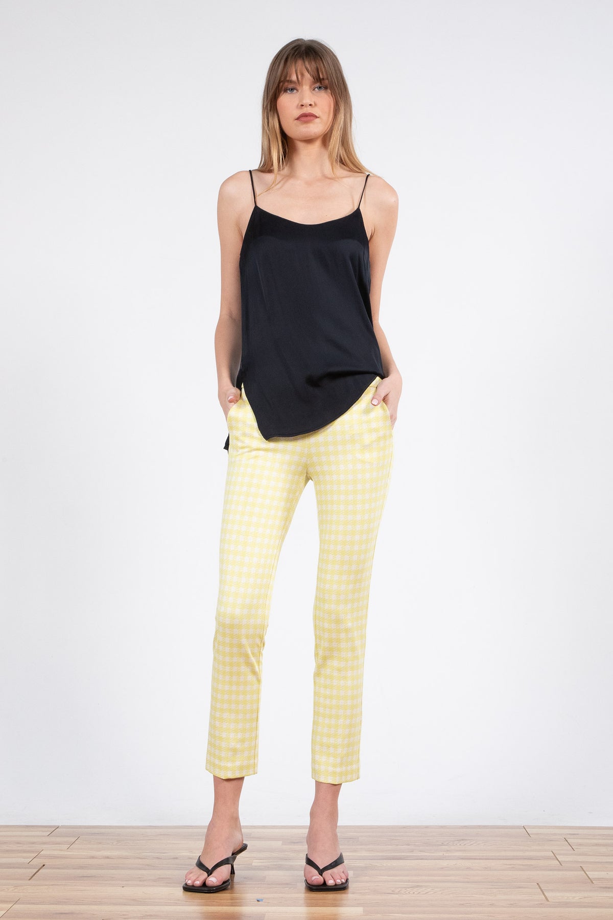 The Lulu Pant - Grid Check
