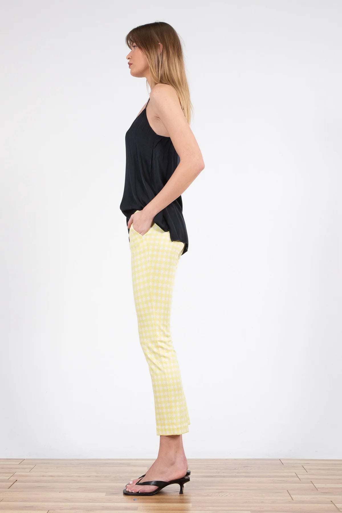 The Lulu Pant - Grid Check