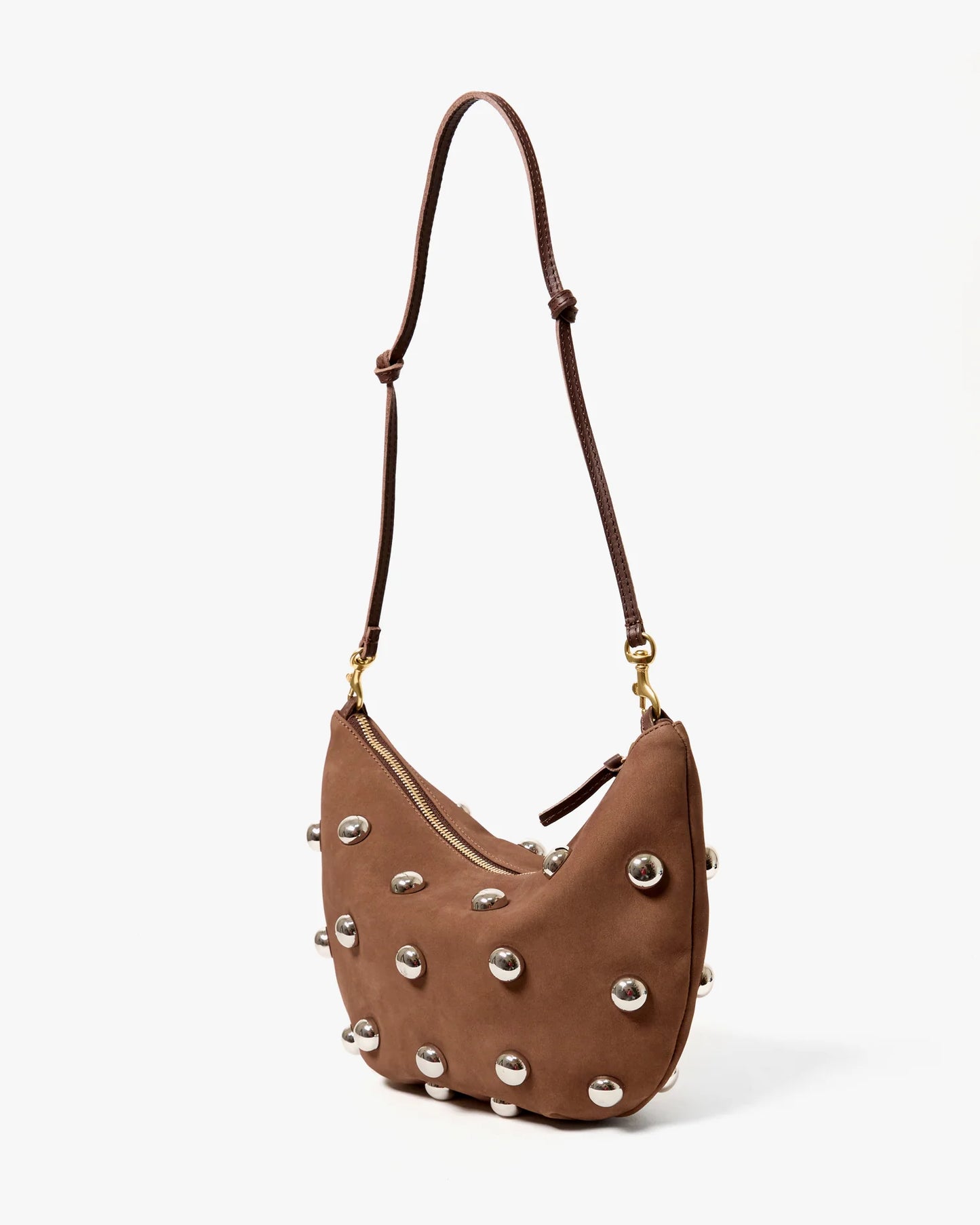 Lune Handbag - Choco Bar w/ Studs