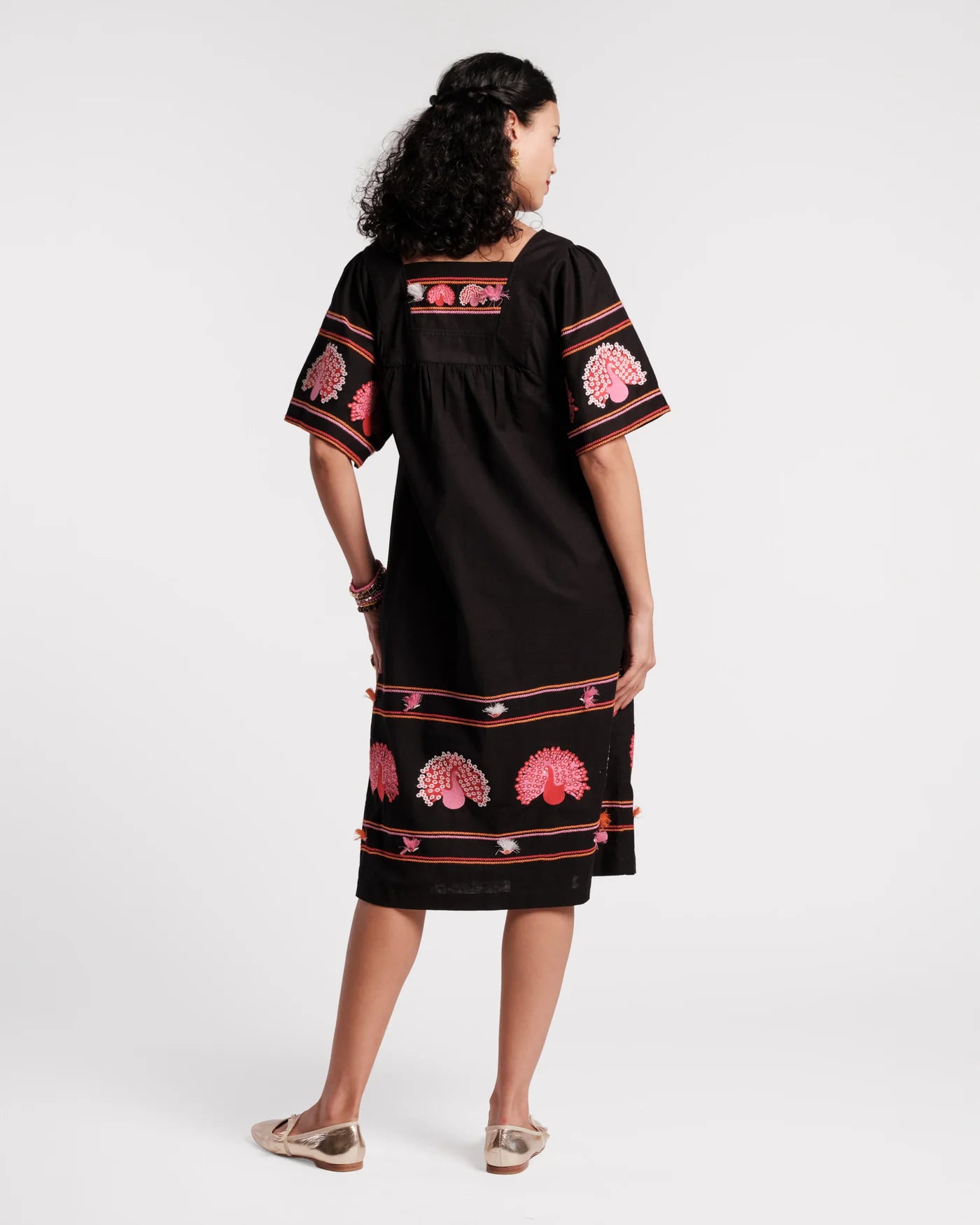Picnic Midi Dress - Black