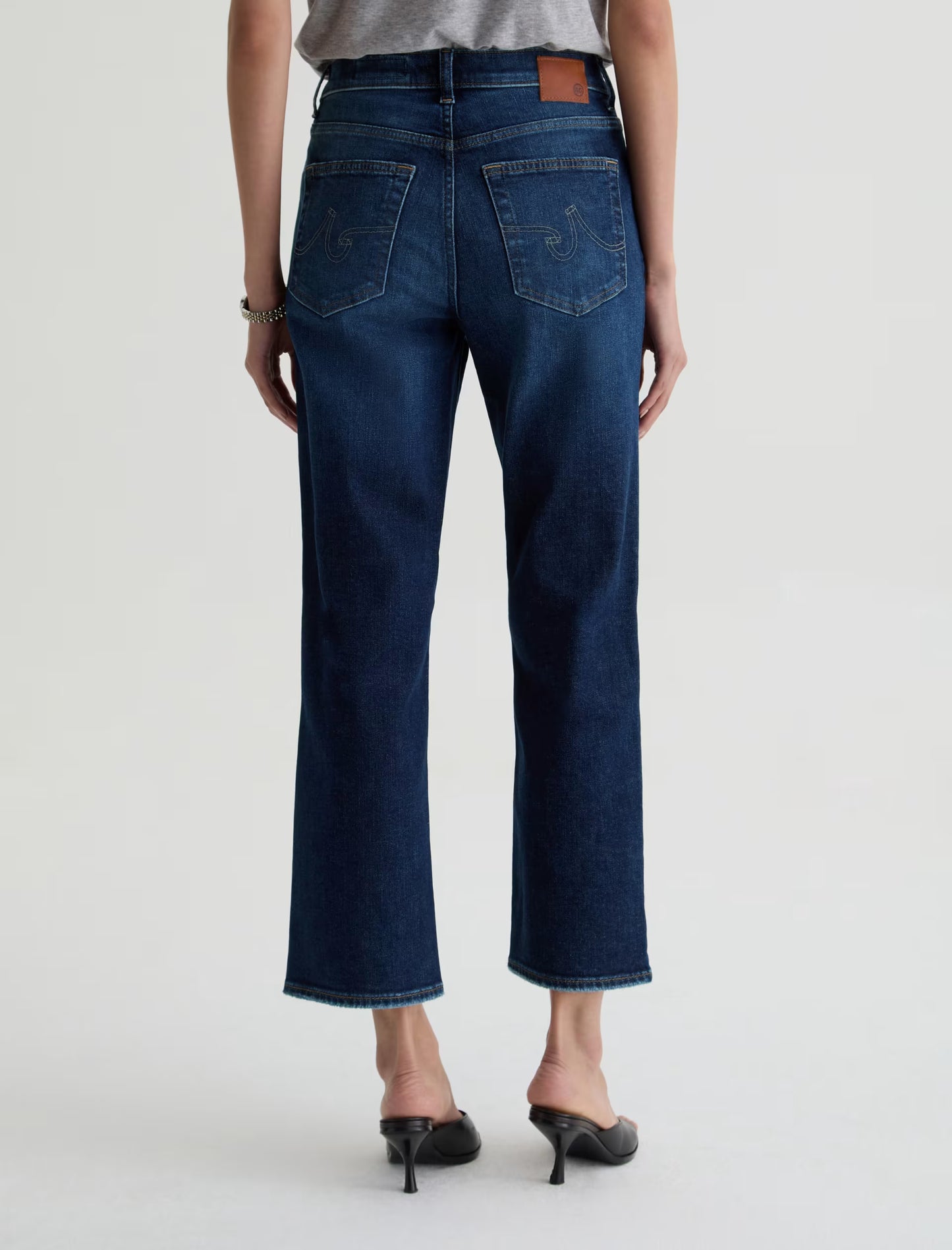 Brinley Mid-Rise Straight Crop - Outspoken