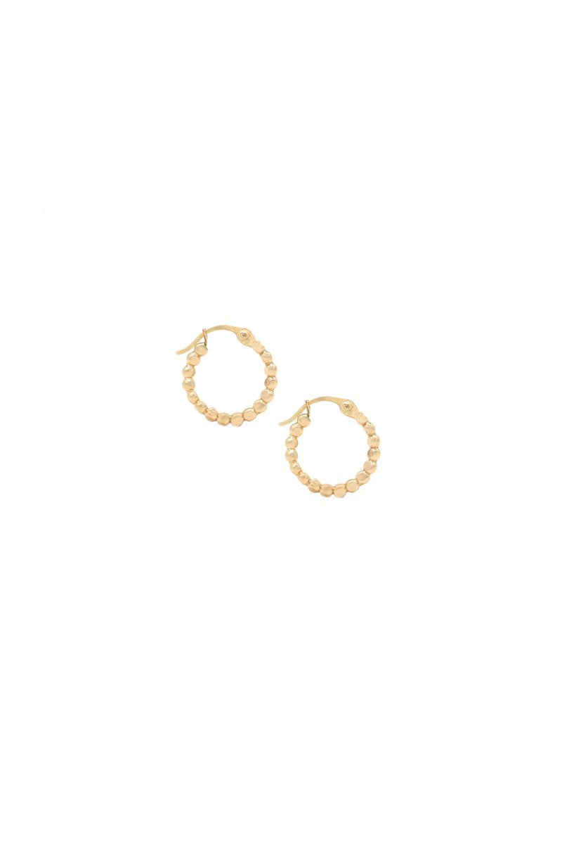 Origami Hoop Earrings - Petite