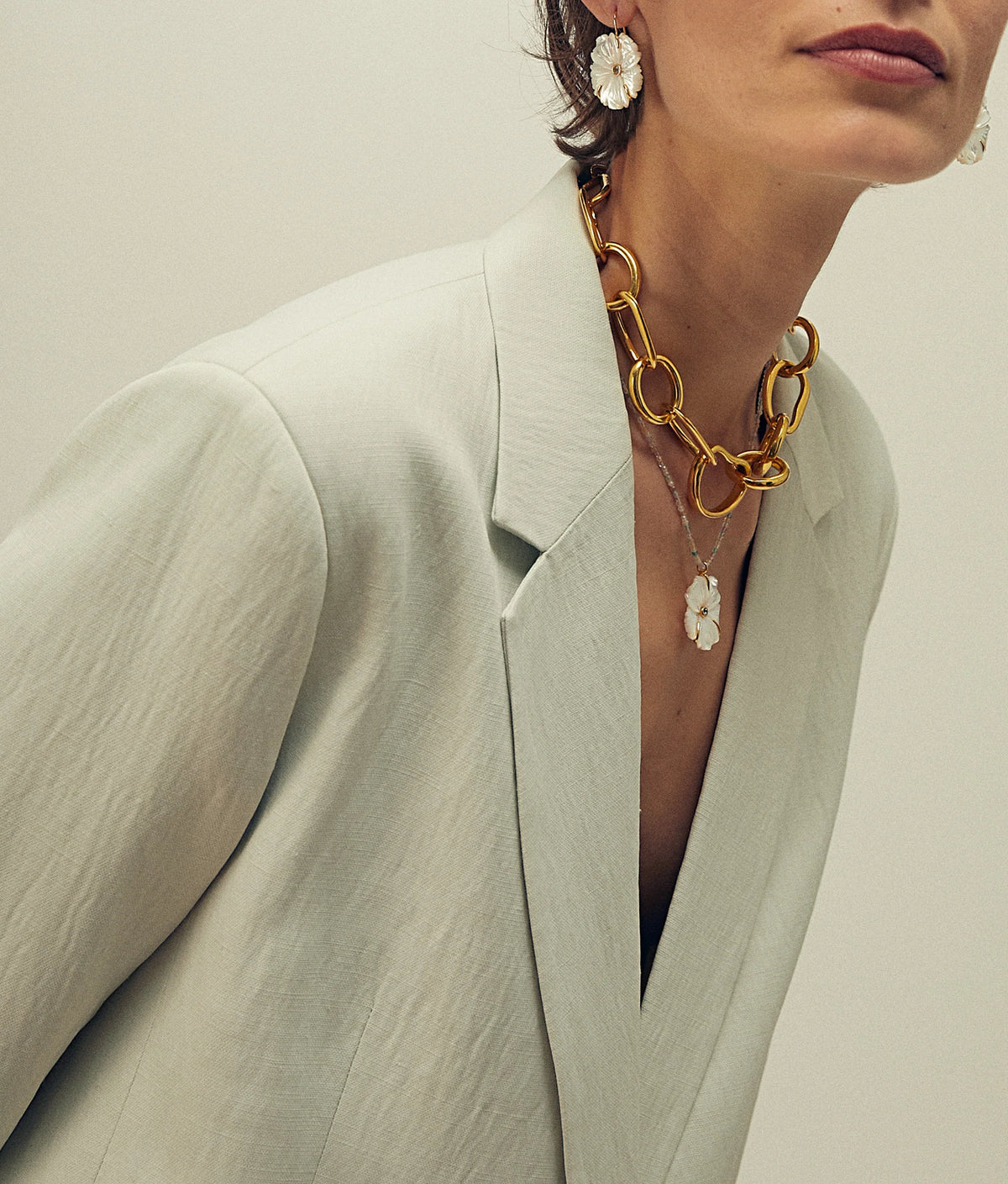 New Bloom Necklace - Mist