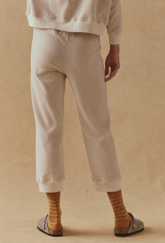 The Corduroy Lantern Pant - Washed White